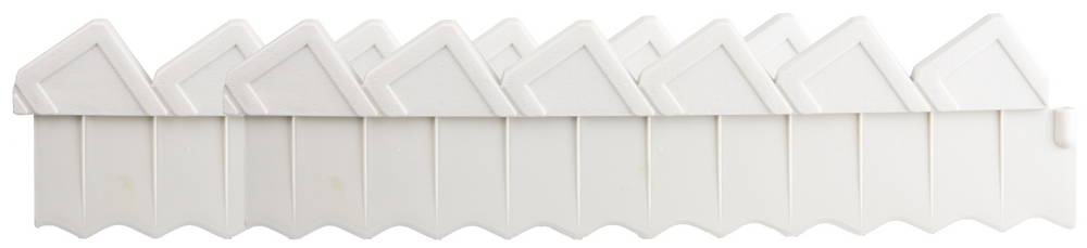 GRINDA белое, ограждение для клумб (8-422305)