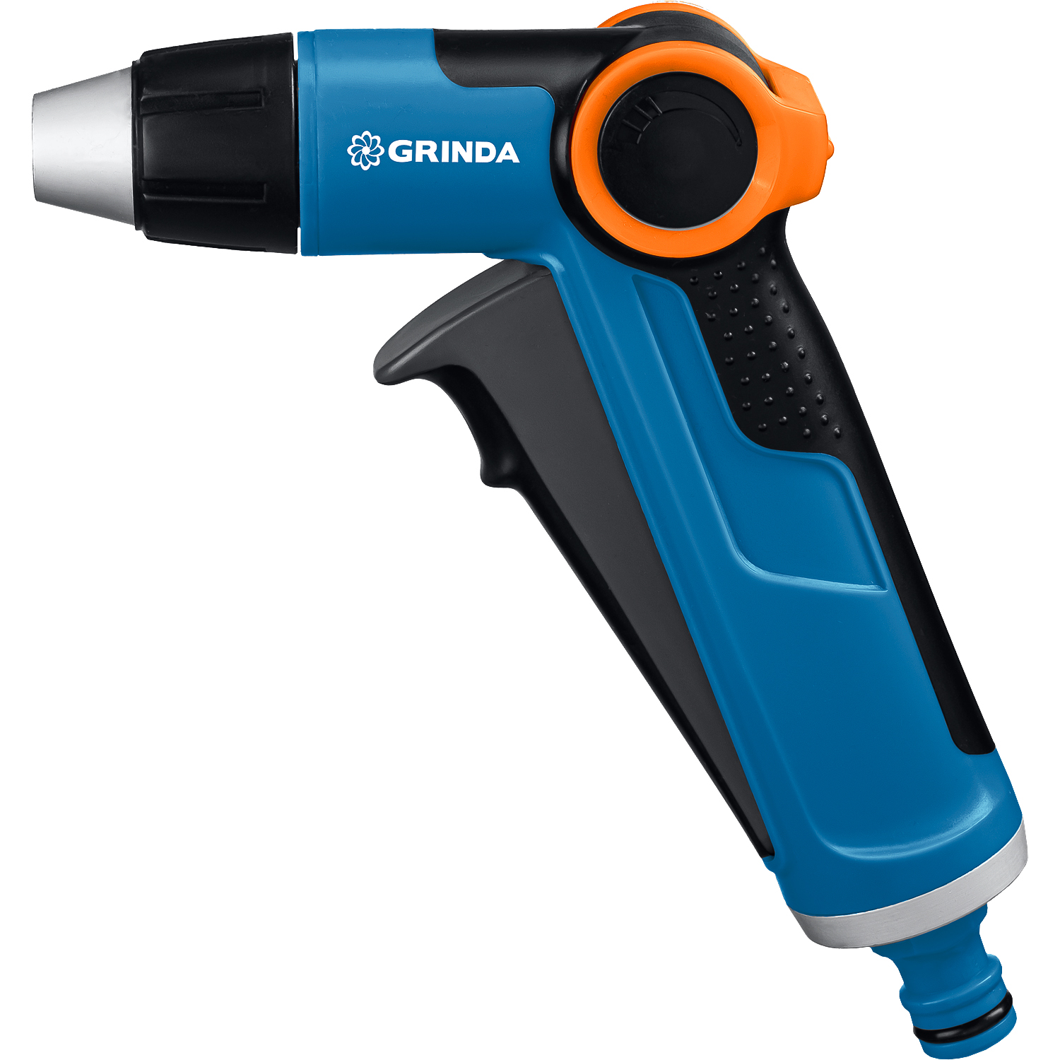 GRINDA X-R, с регулятором напора, плавная регулировка, курок спереди, двухкомпонентный, поливочный пистолет, PROLine (8-427113) — фото 4