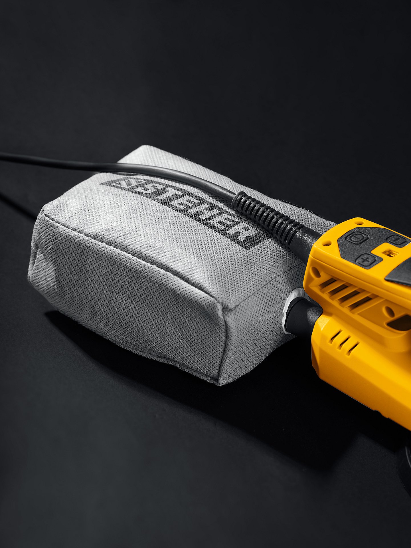 STEHER BOS-25 Duo, d125 / d150 мм, 2.5 мм, 350 Вт, бесщеточная орбитально-шлифовальная машина, кейс (BOS-25) — фото 6