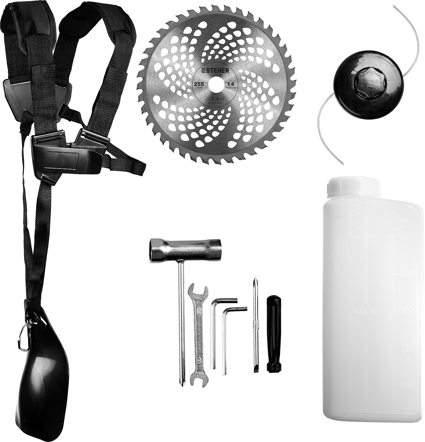 STEHER 2.5 кВт, бензиновый триммер (BT-2500-S) — фото 11