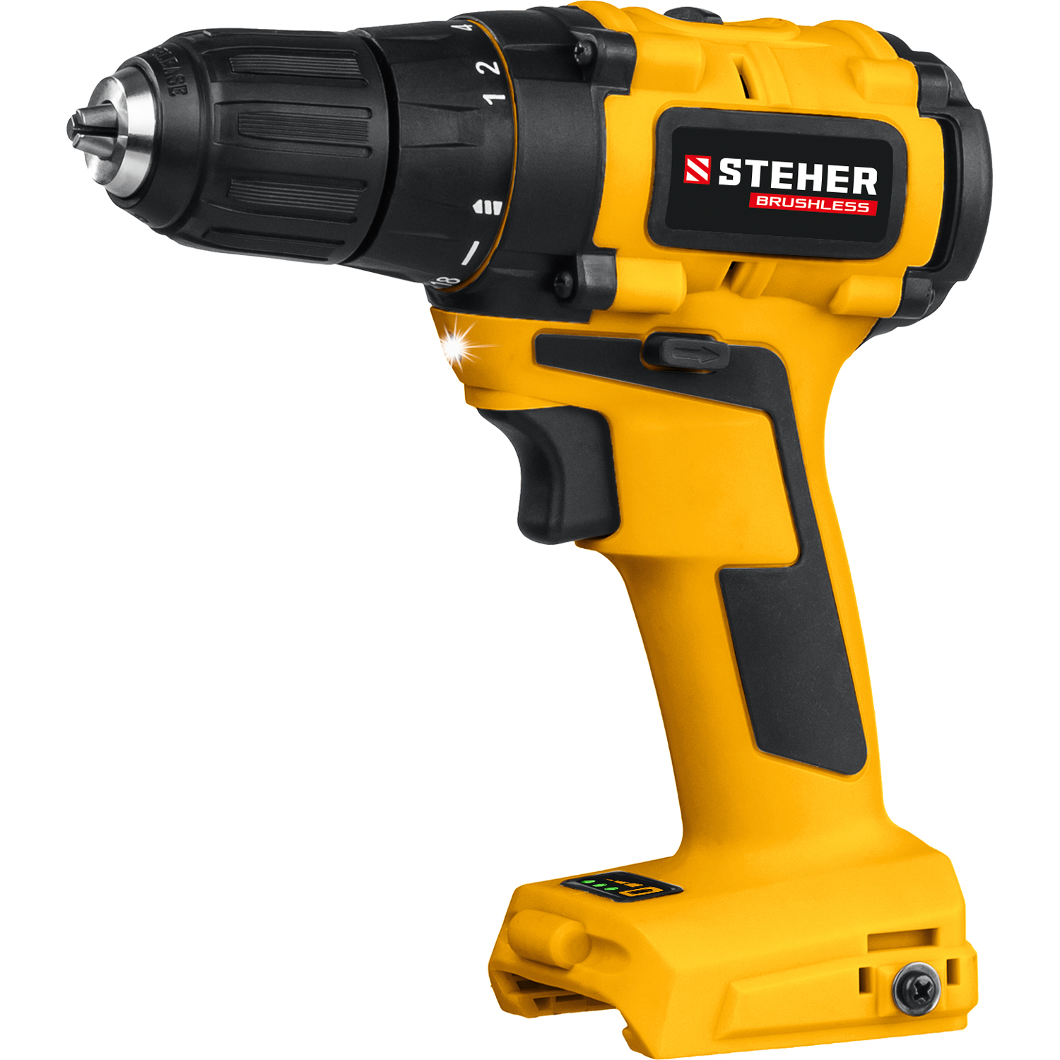 STEHER V1, 20 В, 45 Н·м, без АКБ, бесщеточная дрель-шуруповерт (CDB-200) — фото 8