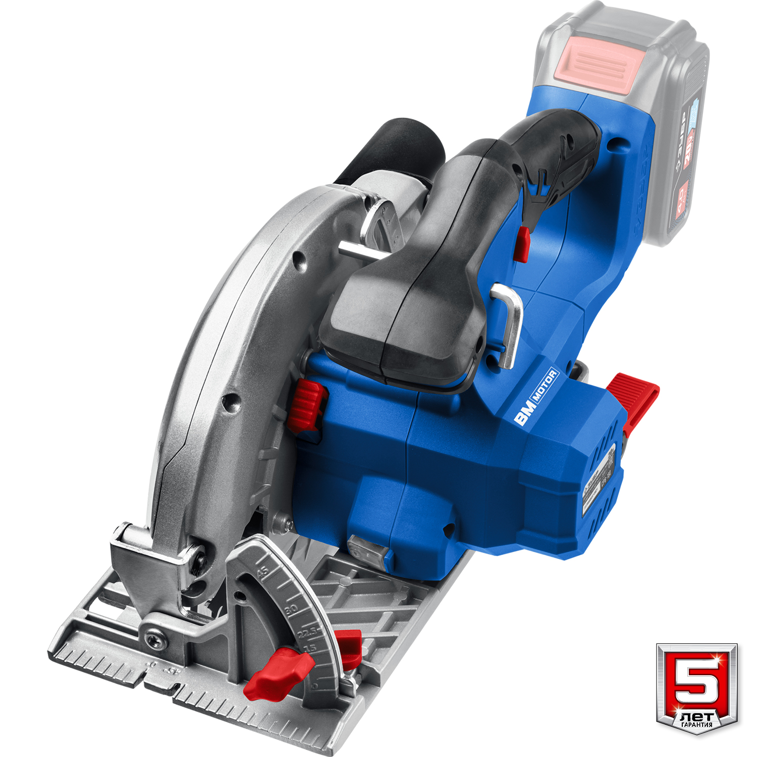 ЗУБР Т7, 20 В, d190 мм, без АКБ, бесщеточная пила циркулярная, Профессионал (CPB-190) — фото 8