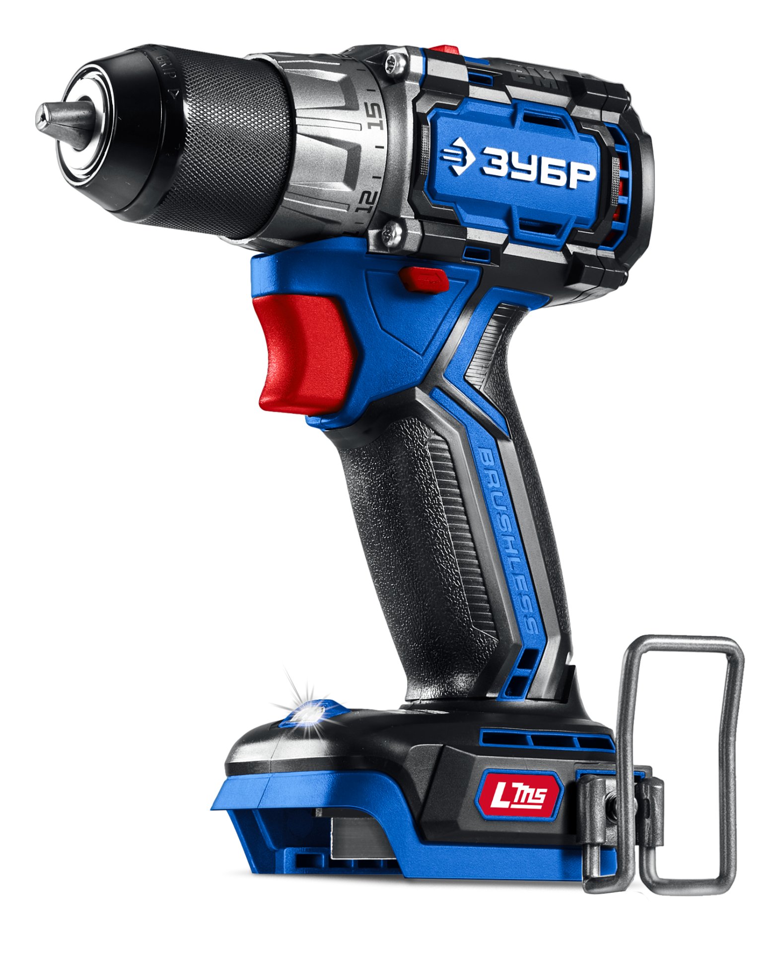 ЗУБР КОМПАКТ #1 20 В, 50 Н·м, без АКБ (LMS), бесщеточная дрель-шуруповерт, ПРОФЕССИОНАЛ (DB-50)