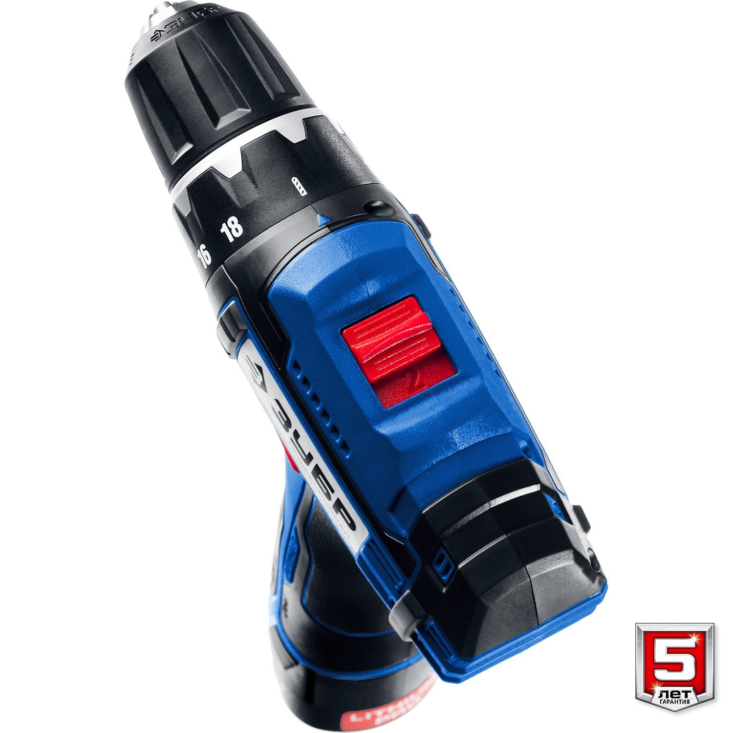 ЗУБР 12 В, 40 Н·м, без АКБ (тип Т7), дрель-шуруповерт, Профессионал (DL-121) — фото 11