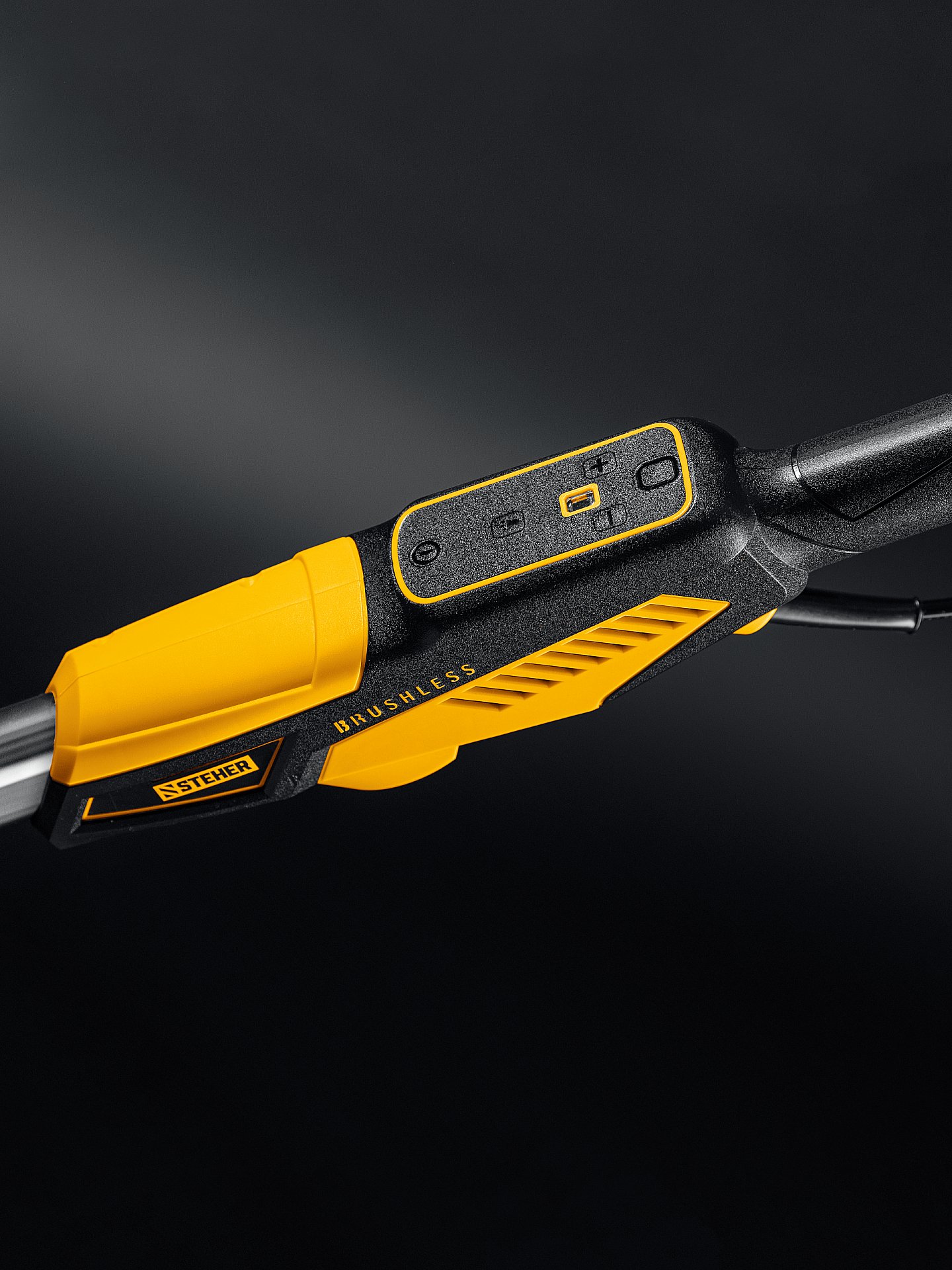 STEHER d225 мм, 500 Вт, подсветка, бесщеточная шлифовальная машина для стен (жираф), кейс (DWB-500) — фото 6