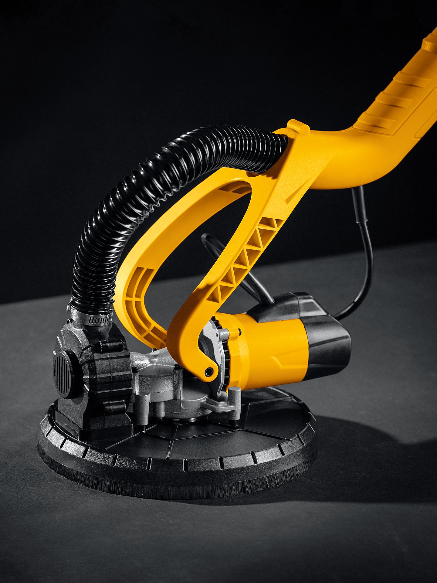 STEHER d225 мм, 800 Вт, удлиненная рукоятка, подсветка, шлифовальная машина для стен (жираф) (DWL-800) — фото 4