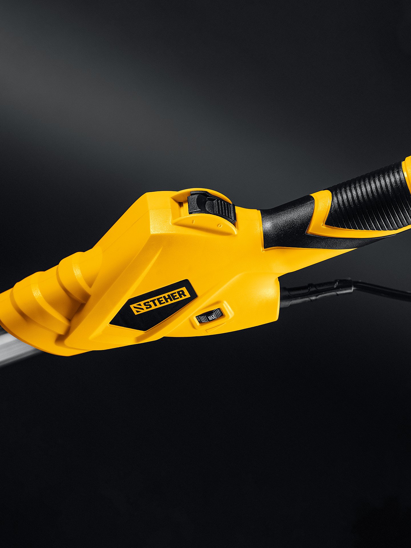 STEHER d225 мм, 800 Вт, удлиненная рукоятка, подсветка, шлифовальная машина для стен (жираф) (DWL-800) — фото 6