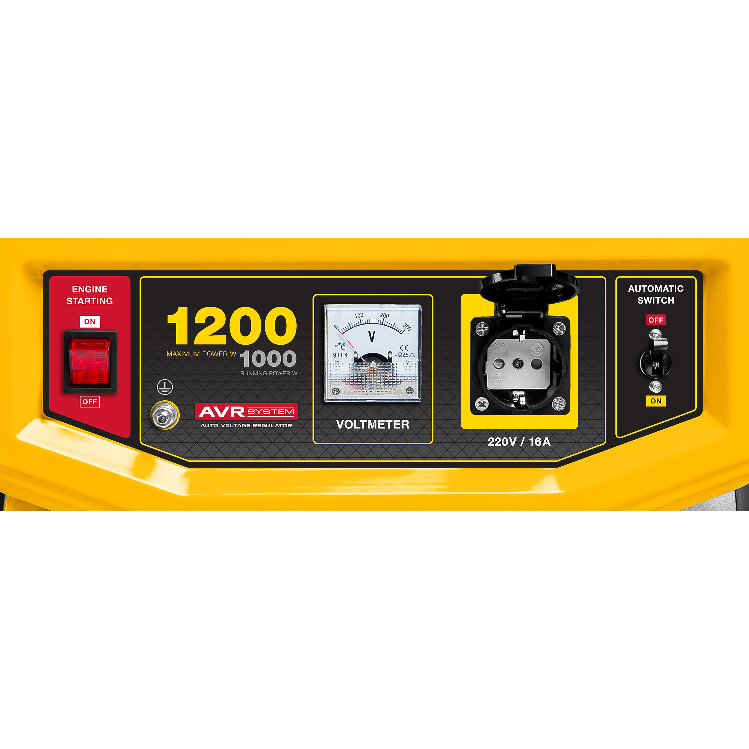 STEHER 1200 Вт, бензиновый генератор (GS-1500) — фото 10