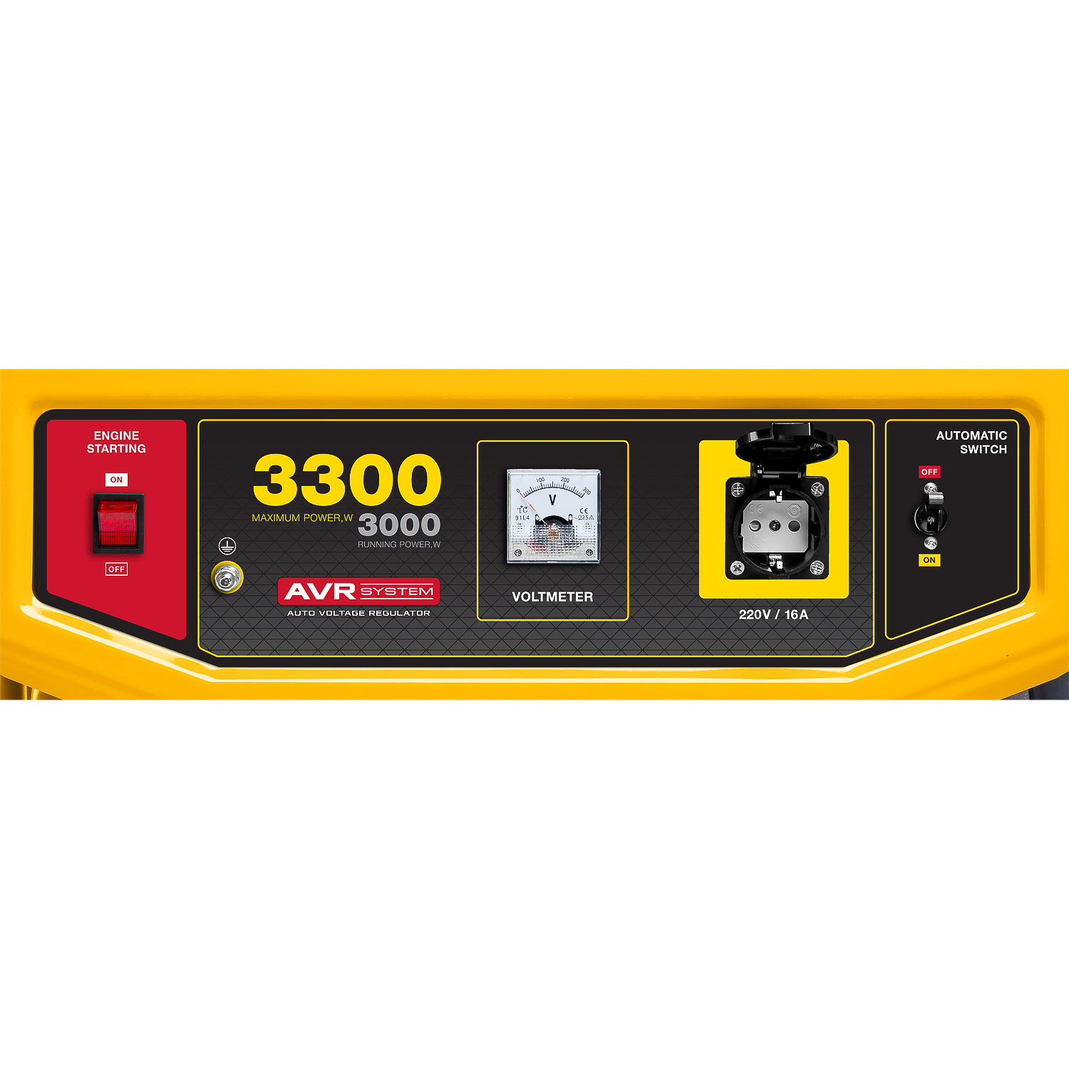 STEHER 3300 Вт, бензиновый генератор (GS-4500) — фото 10