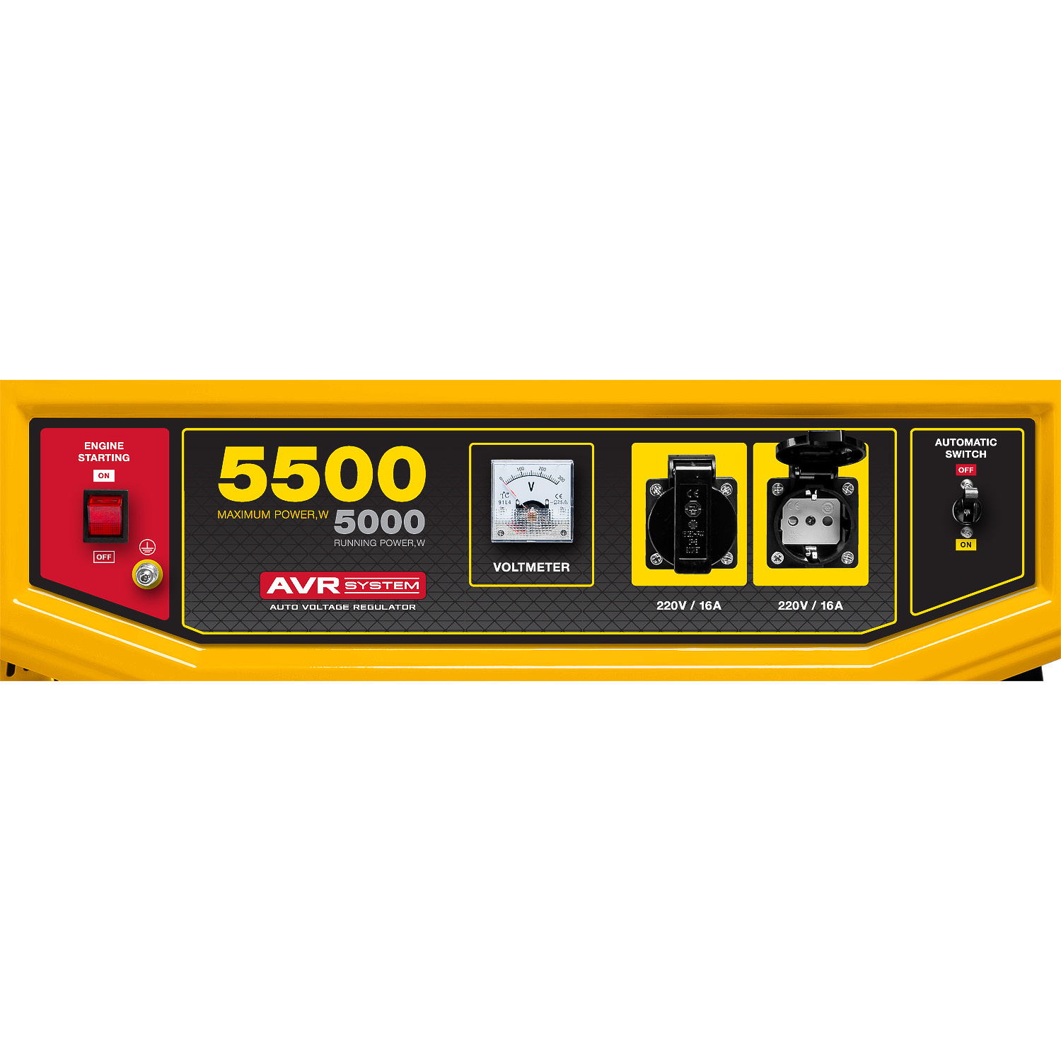 STEHER 5500 Вт, бензиновый генератор (GS-6500) — фото 10