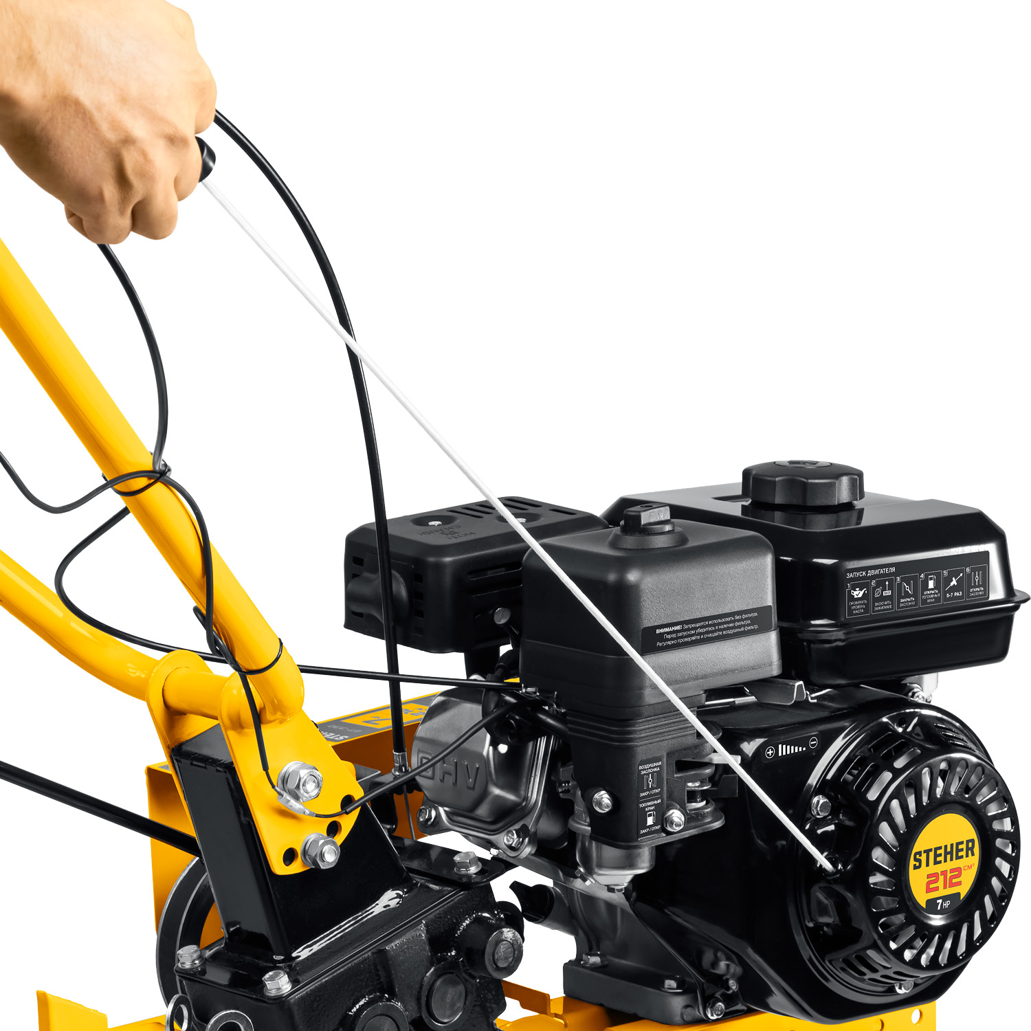 STEHER без колес, 7 л.с., мотоблок (GT-330 L) — фото 11