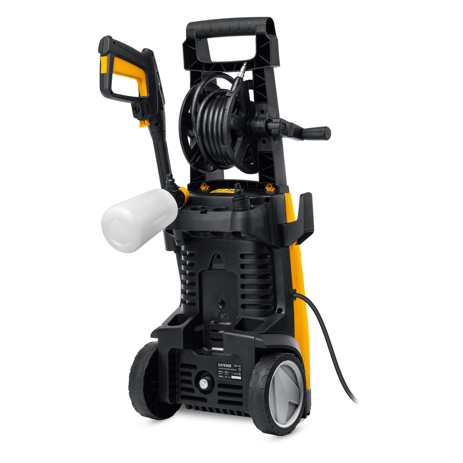 STEHER 160 Атм, 2100 Вт, мойка высокого давления, пистолет G-180 (HPW-160) — фото 7