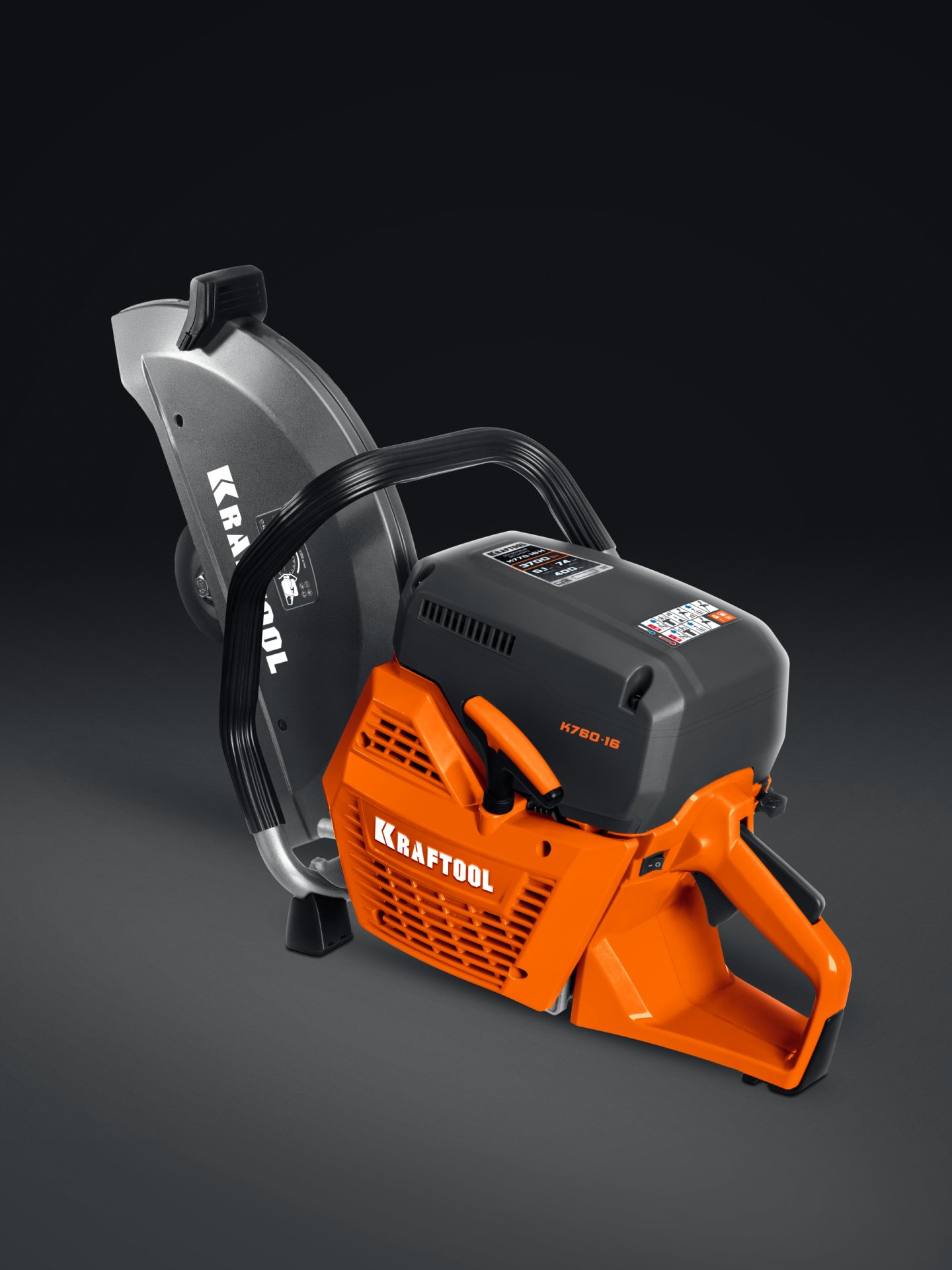 KRAFTOOL 3700 Вт, 400 мм, без диска, бензорез по металлу (рельсорез) (K760-16) — фото 4