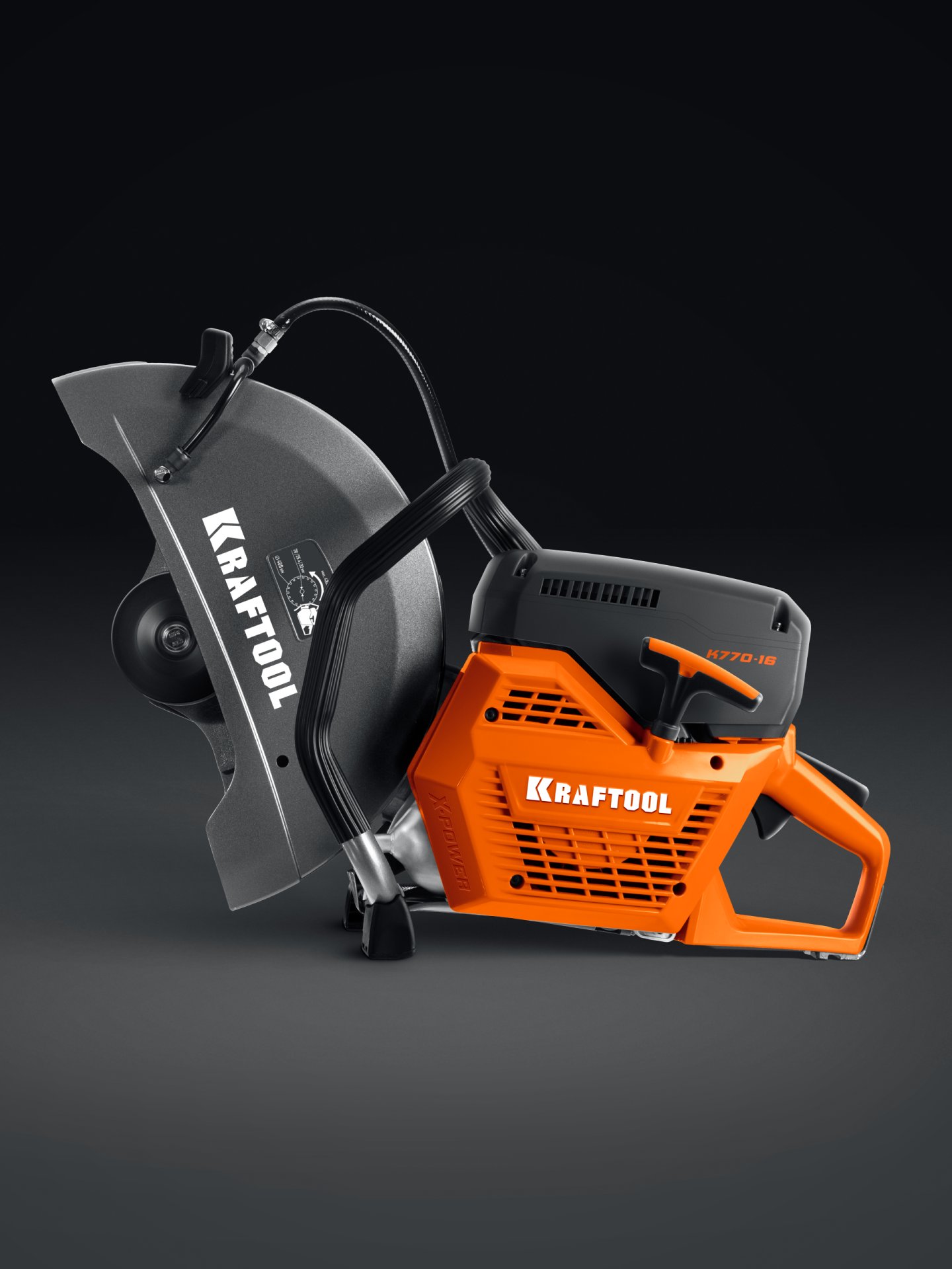 KRAFTOOL 3700 Вт, 400 мм, без диска, бензорез по бетону (бетонорез) (K770-16) — фото 4