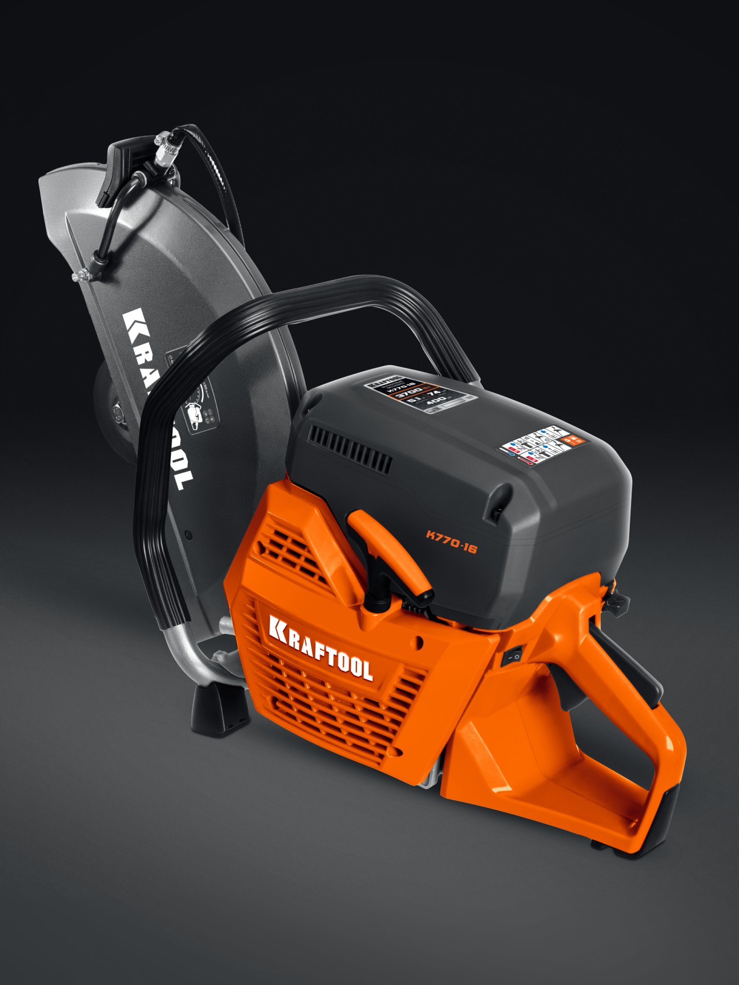 KRAFTOOL 3700 Вт, 400 мм, без диска, бензорез по бетону (бетонорез) (K770-16) — фото 5