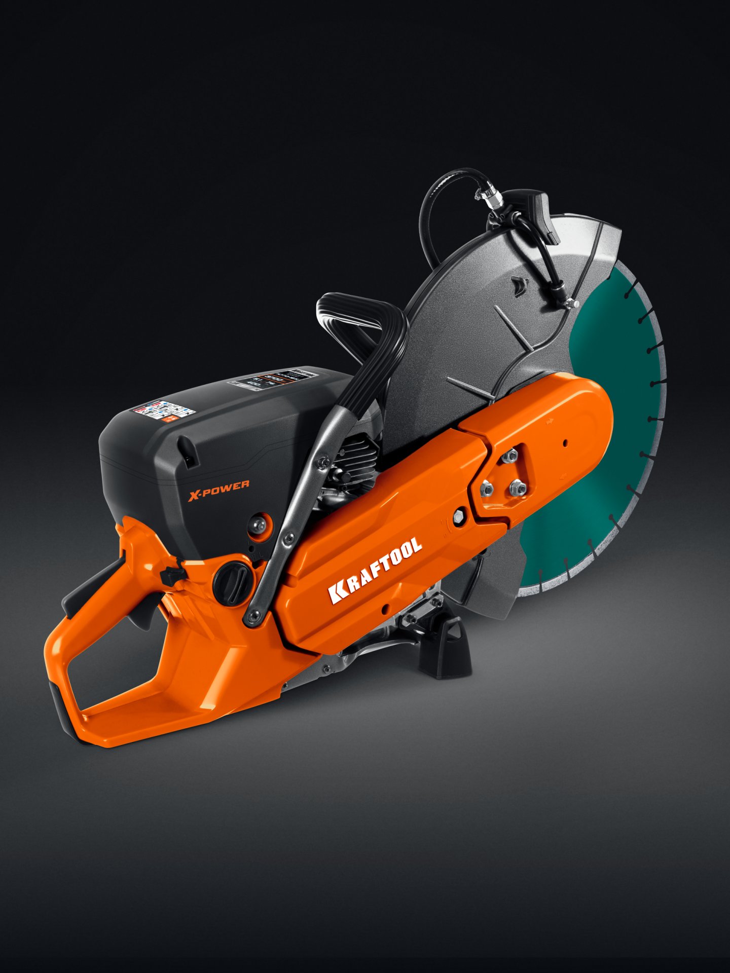 KRAFTOOL 3700 Вт, 400 мм, диск в комплекте, бензорез по бетону (бетонорез) (K770-16 H) — фото 6