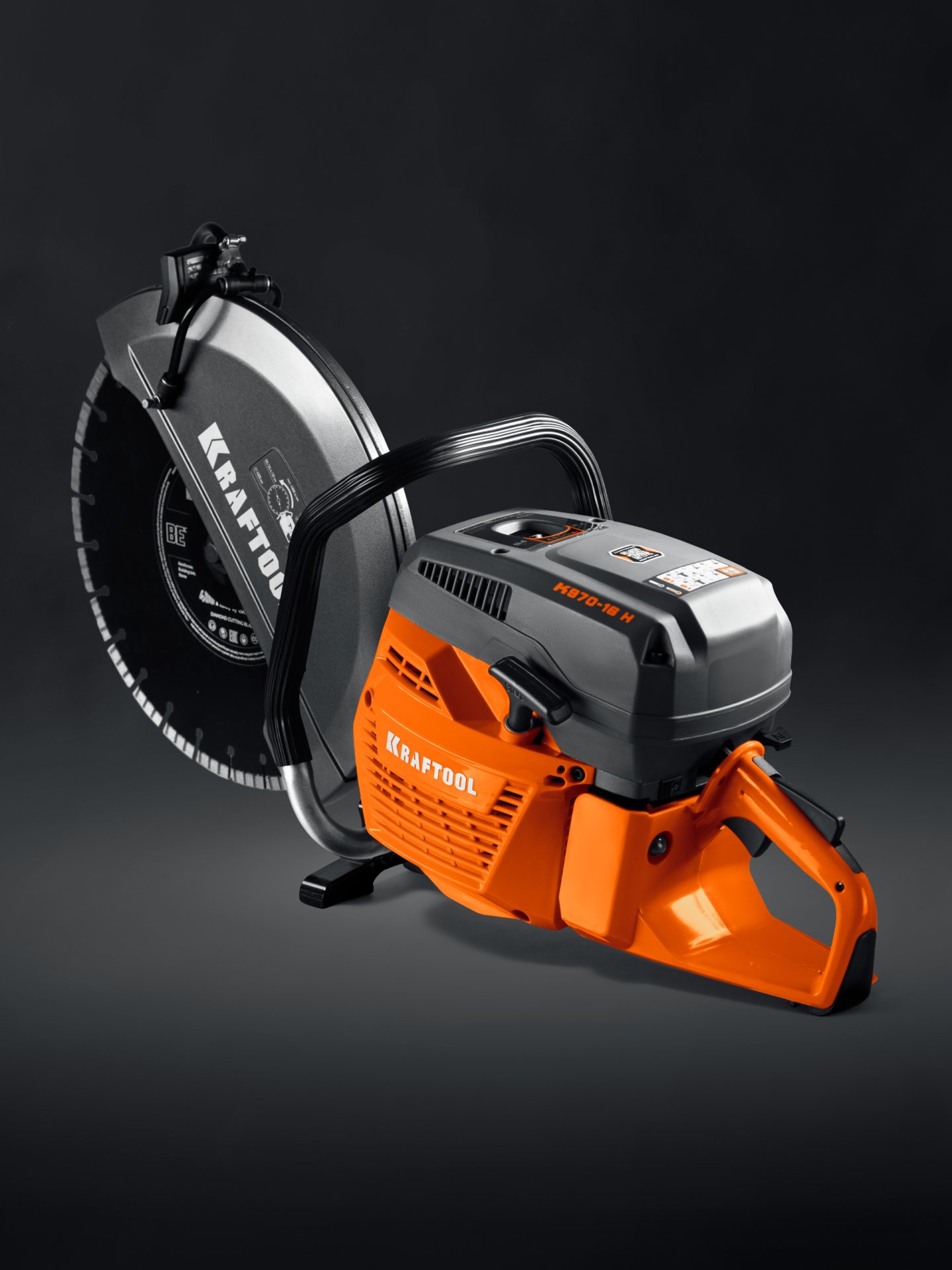 KRAFTOOL 4800 Вт, 400 мм, диск в комплекте, бензорез по бетону (бетонорез) (K970-16 H) — фото 4