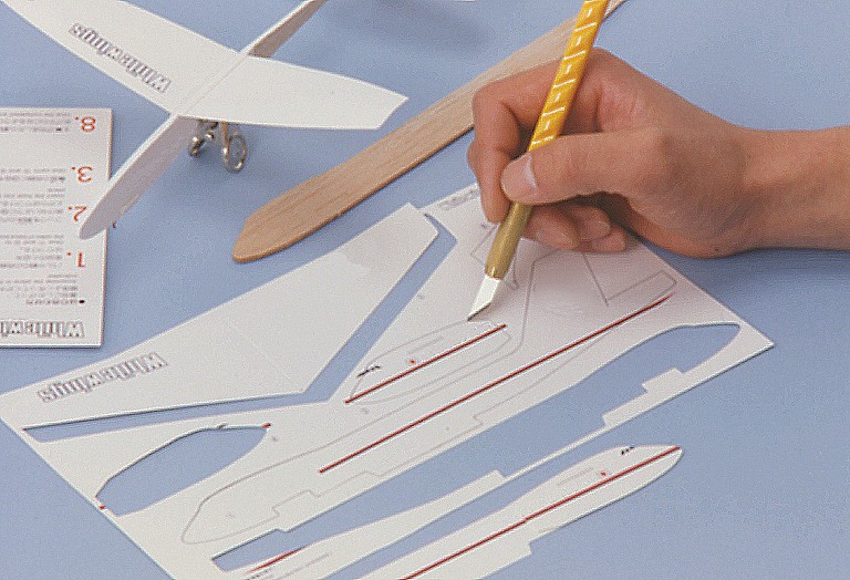 OLFA с перовым лезвием 6 мм, нож (OL-AK-1/5B) — фото 3