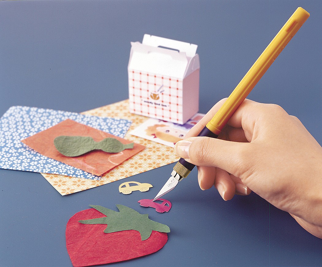 OLFA с профильными лезвиями 6 мм, 4 шт, перовой нож (OL-AK-4) — фото 17