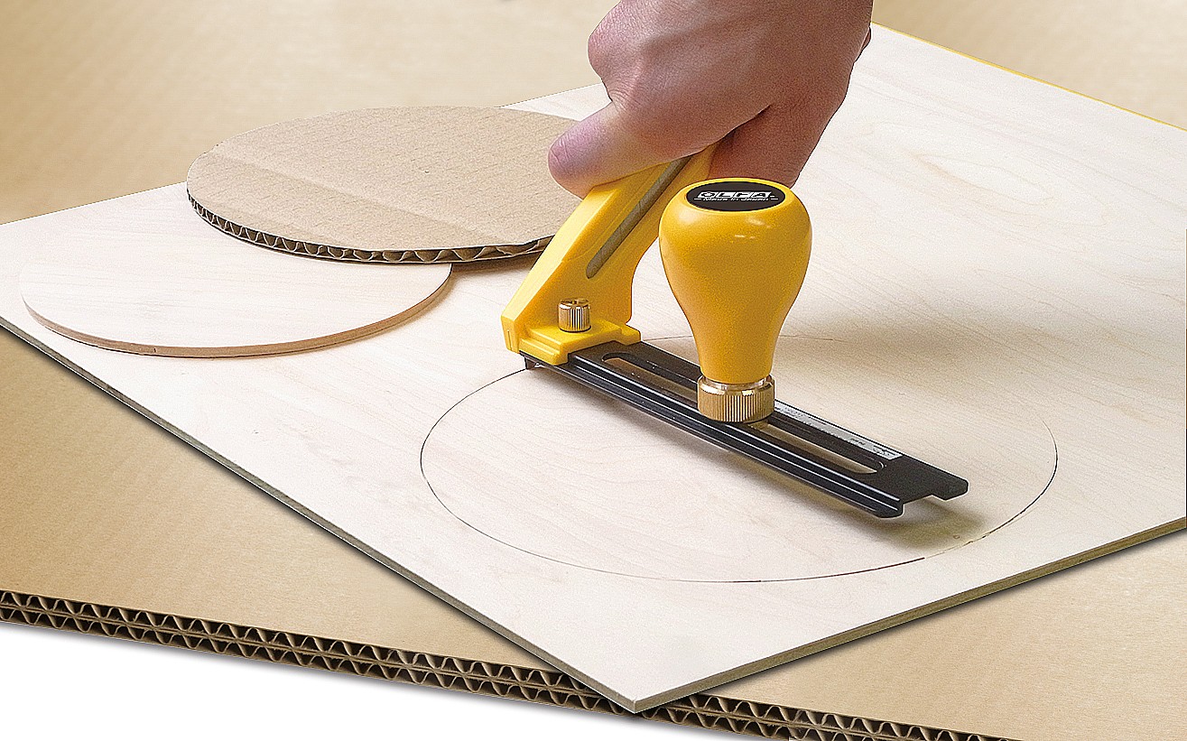 OLFA с сегментированным лезвием 18х100х0.5 мм, циркульный нож (OL-CMP-2) — фото 2