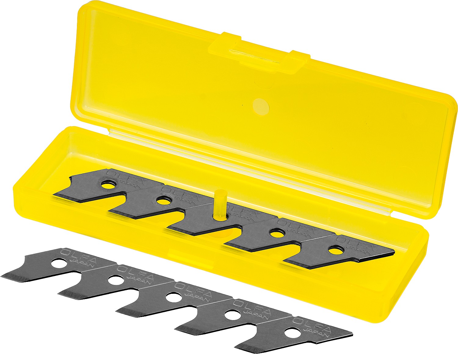 OLFA 5 мм, перовые лезвия для ножа OL-CMP-1 (OL-COB-1) — фото 2