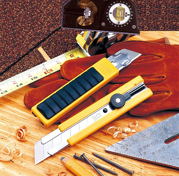 OLFA 25 мм, в комплекте с лезвиями EXCEL BLACK 5 шт, нож (OL-H-1BB/5BB ) — фото 6