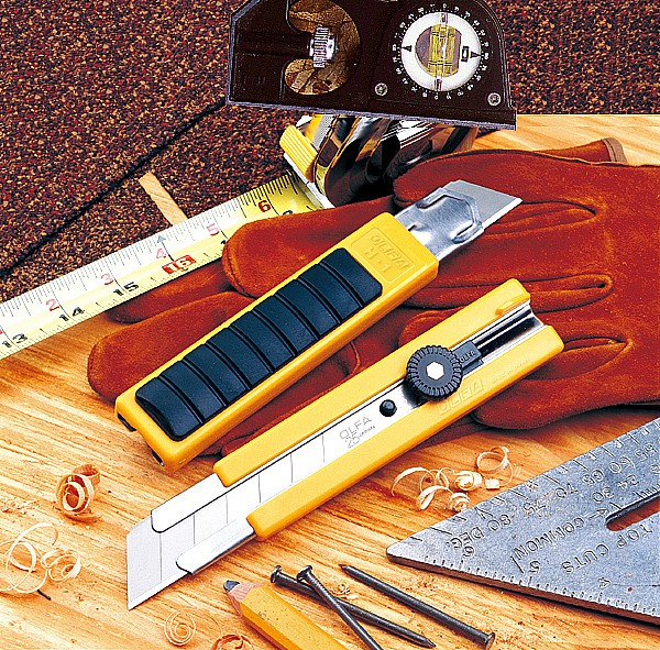 OLFA 25 мм, нож с выдвижным лезвием (OL-H-1) — фото 5