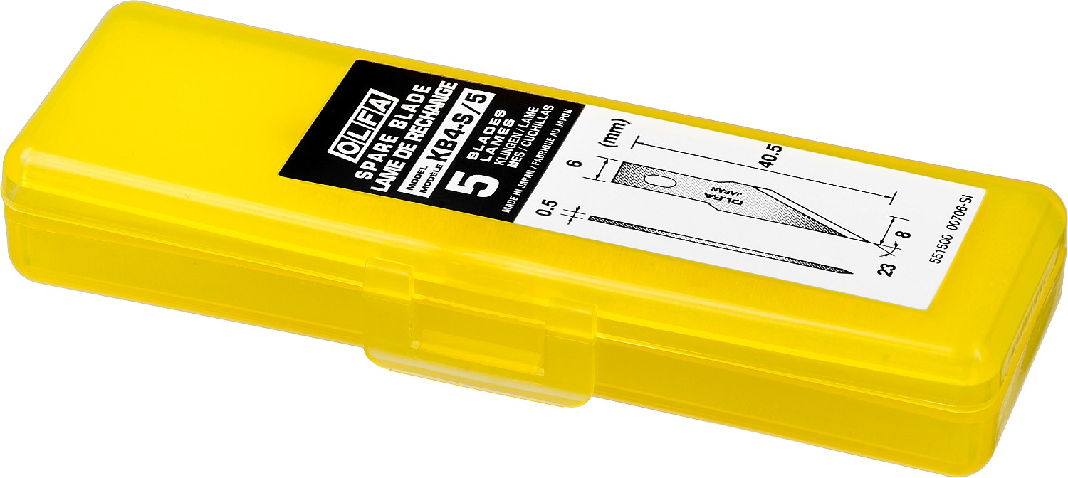 OLFA 6 мм, для ножа, перовые лезвия (OL-KB4-S/5) — фото 3