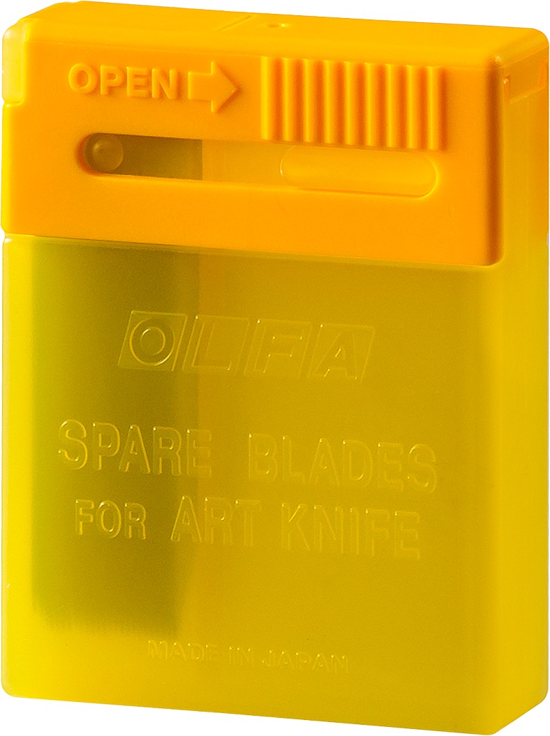 OLFA 25 шт, 6 мм, перовые лезвия для ножа OL-AK-1 (OL-KB) — фото 4