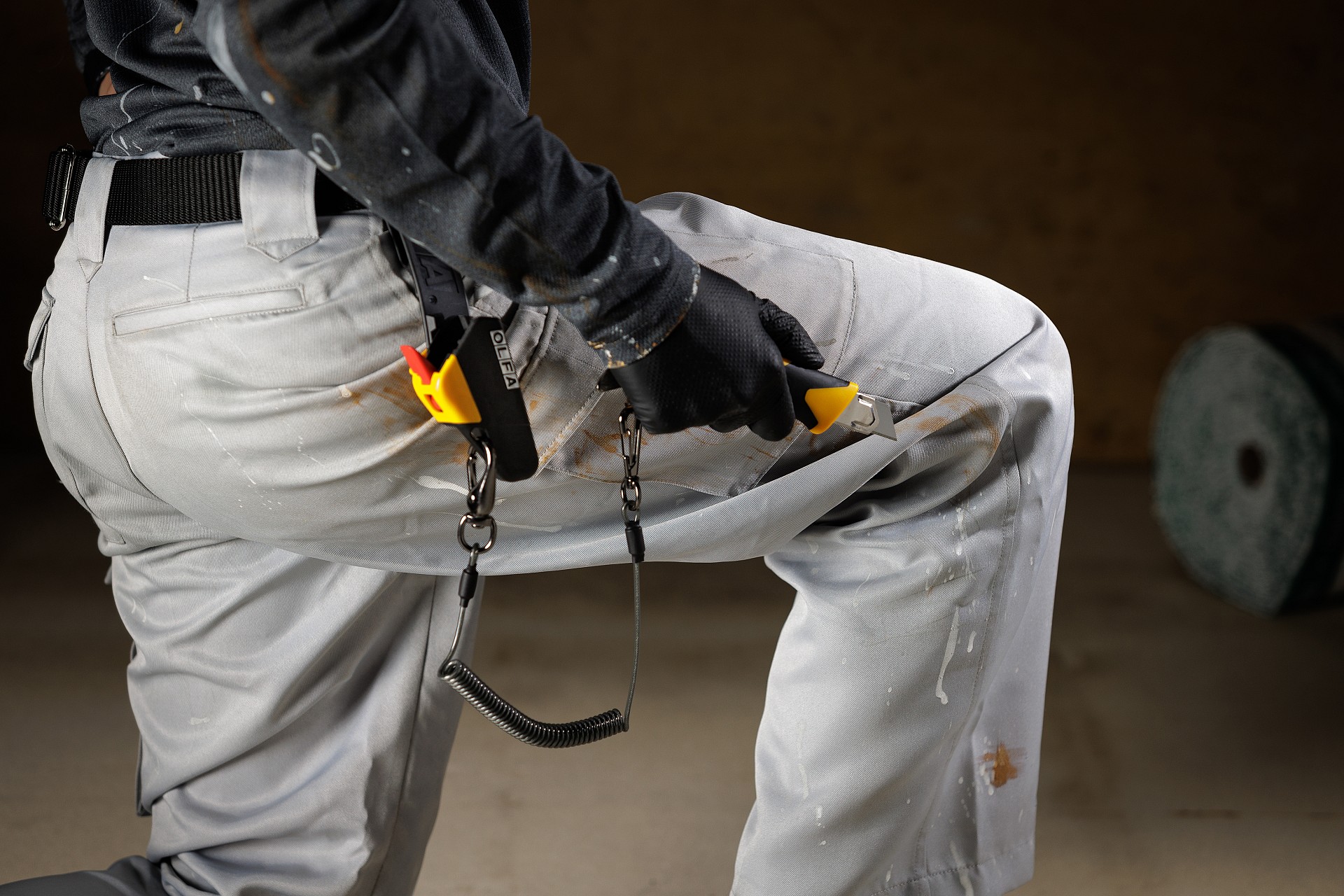 OLFA Cutter Knife holder держатель в комплекте с ножом (OL-KH-1/L5-AL) — фото 12