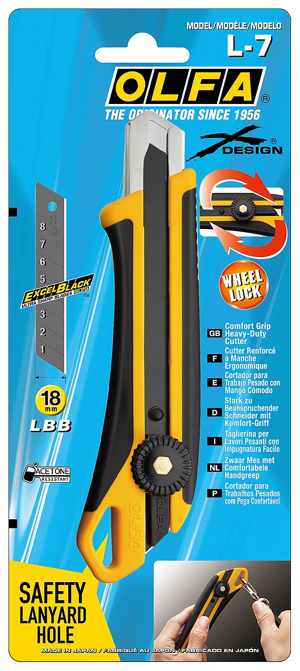 OLFA 18 мм, Трещоточный нож (OL-L-7) — фото 2