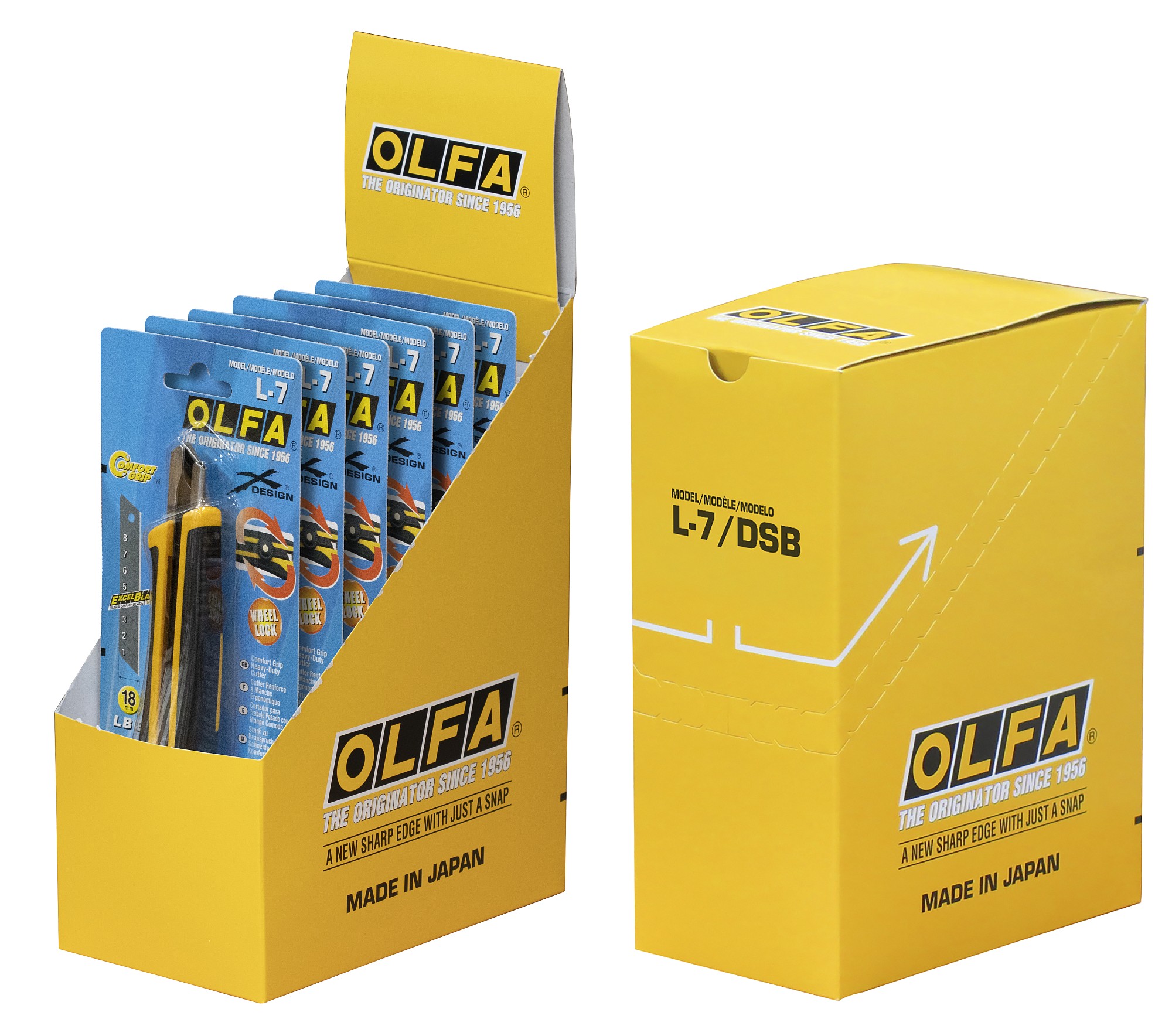 OLFA 18 мм, Трещоточный нож (OL-L-7) — фото 10