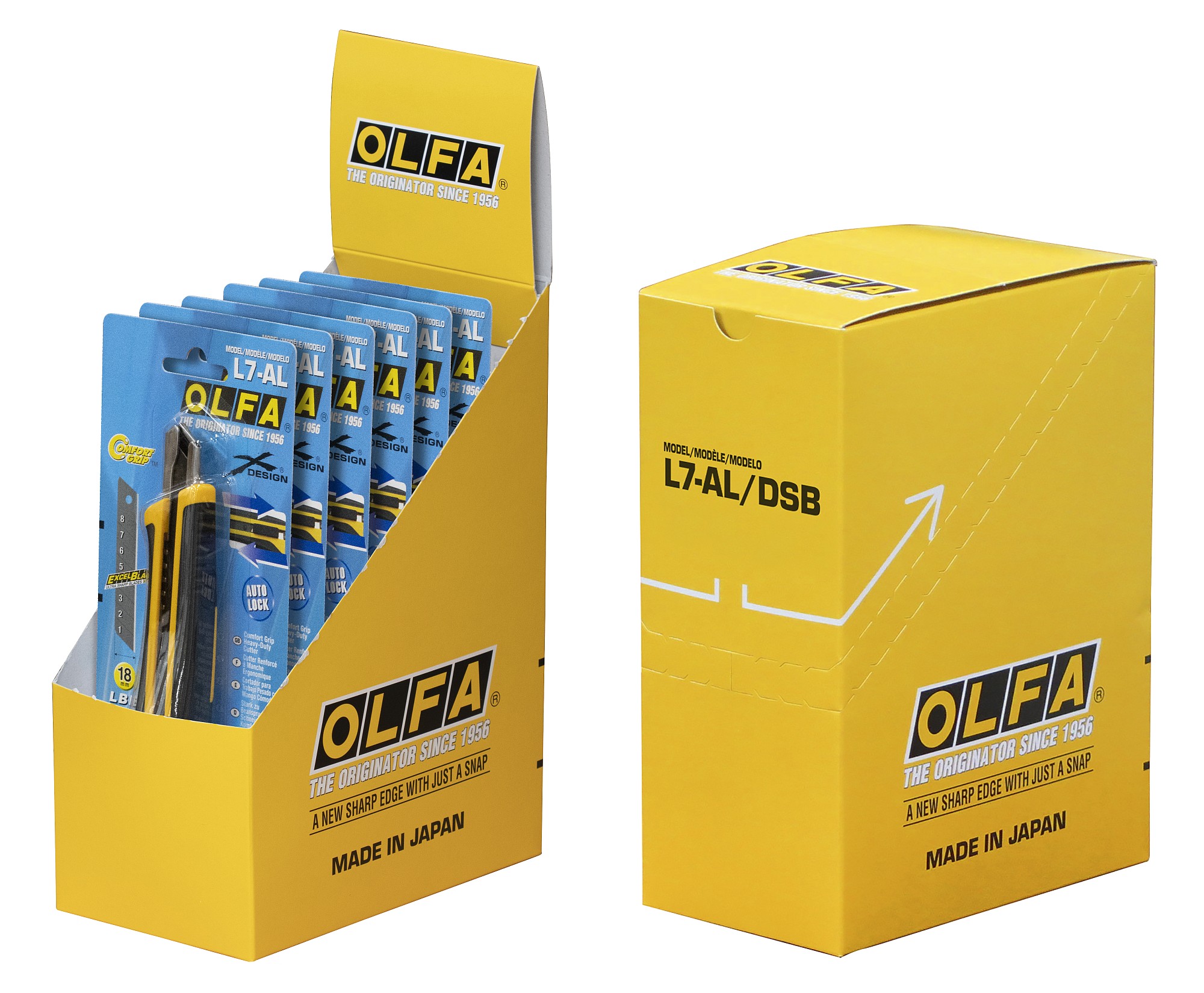 OLFA Autolock 18 мм, Нож (OL-L7-AL) — фото 10