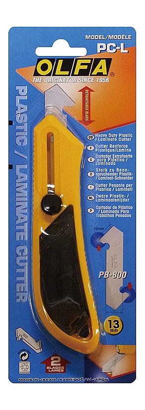 OLFA 13 мм, для пластика, усиленный резак (OL-PC-L) — фото 12