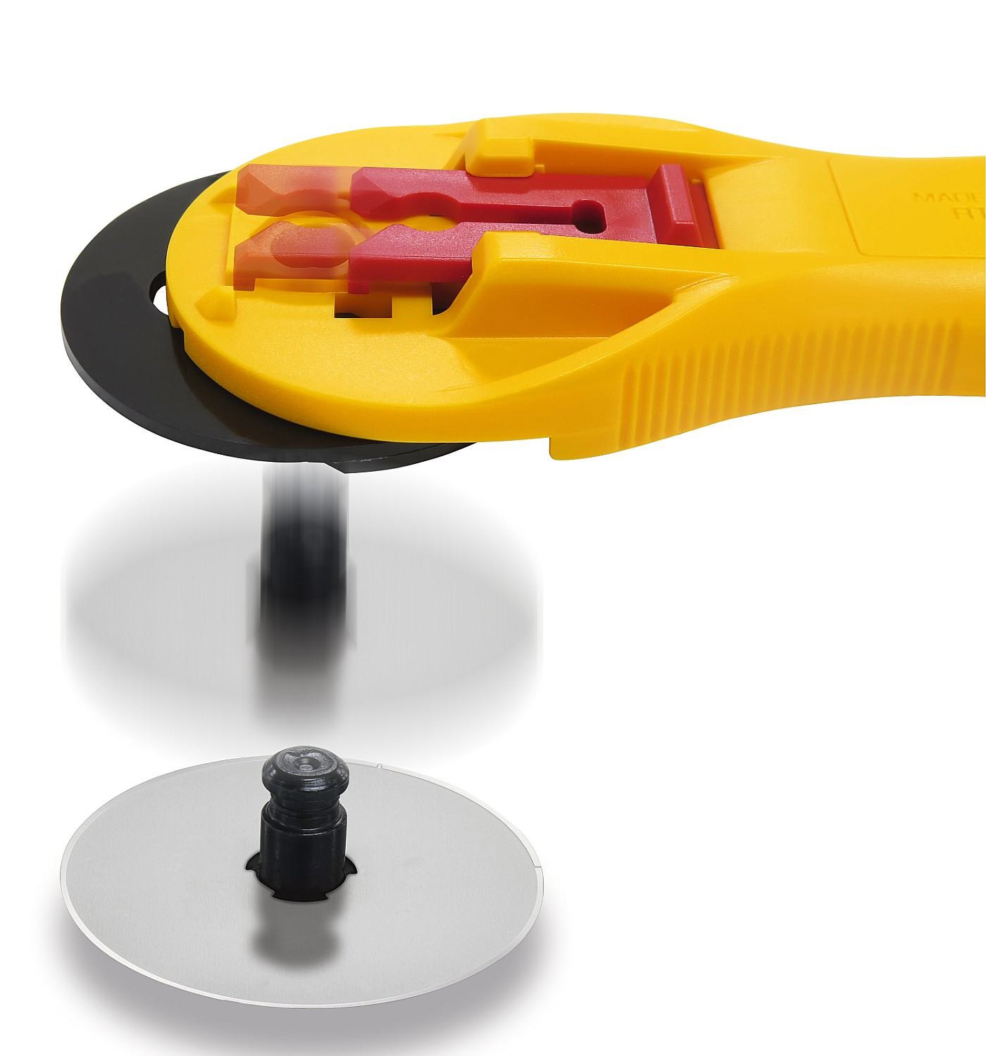 OLFA 45 мм, круговой нож (OL-RTY-2C/YEL) — фото 4