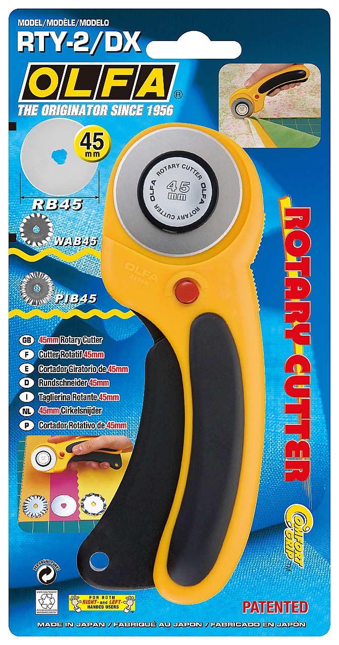 OLFA 45 мм, с круговым лезвием, нож (OL-RTY-2/DX) — фото 6