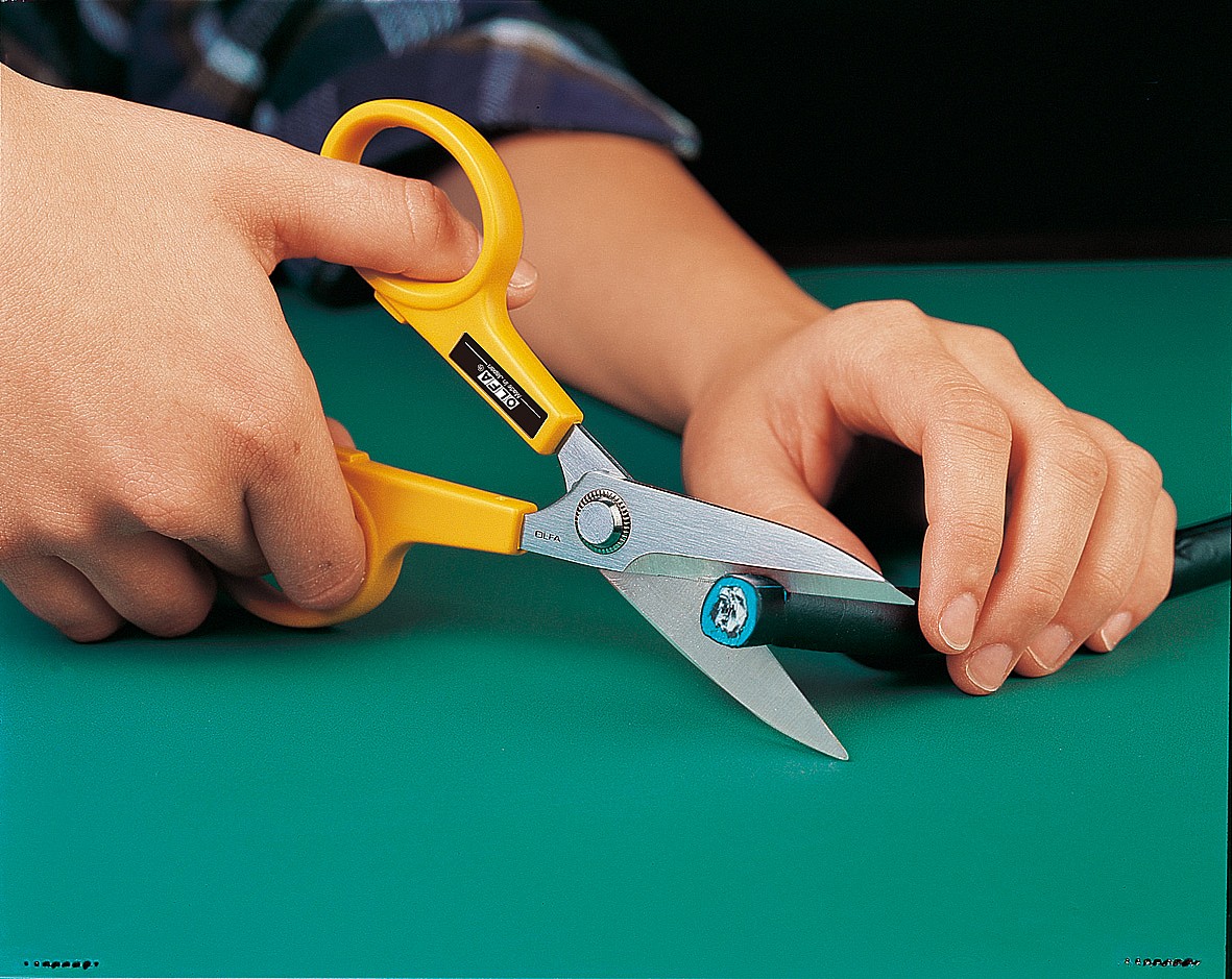 OLFA 178 мм, большие хозяйственные ножницы (OL-SCS-2) — фото 3