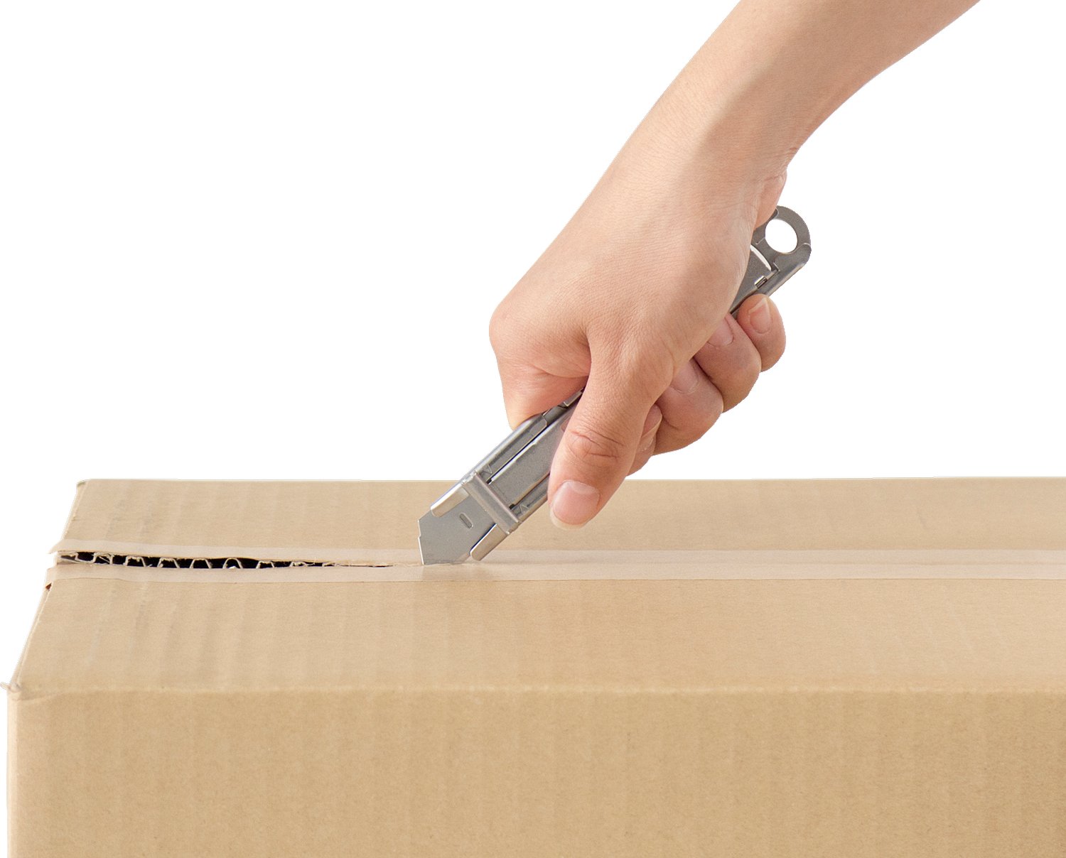 OLFA металлический корпус, безопасный нож с трапециевидным лезвием (OL-SK-12) — фото 11