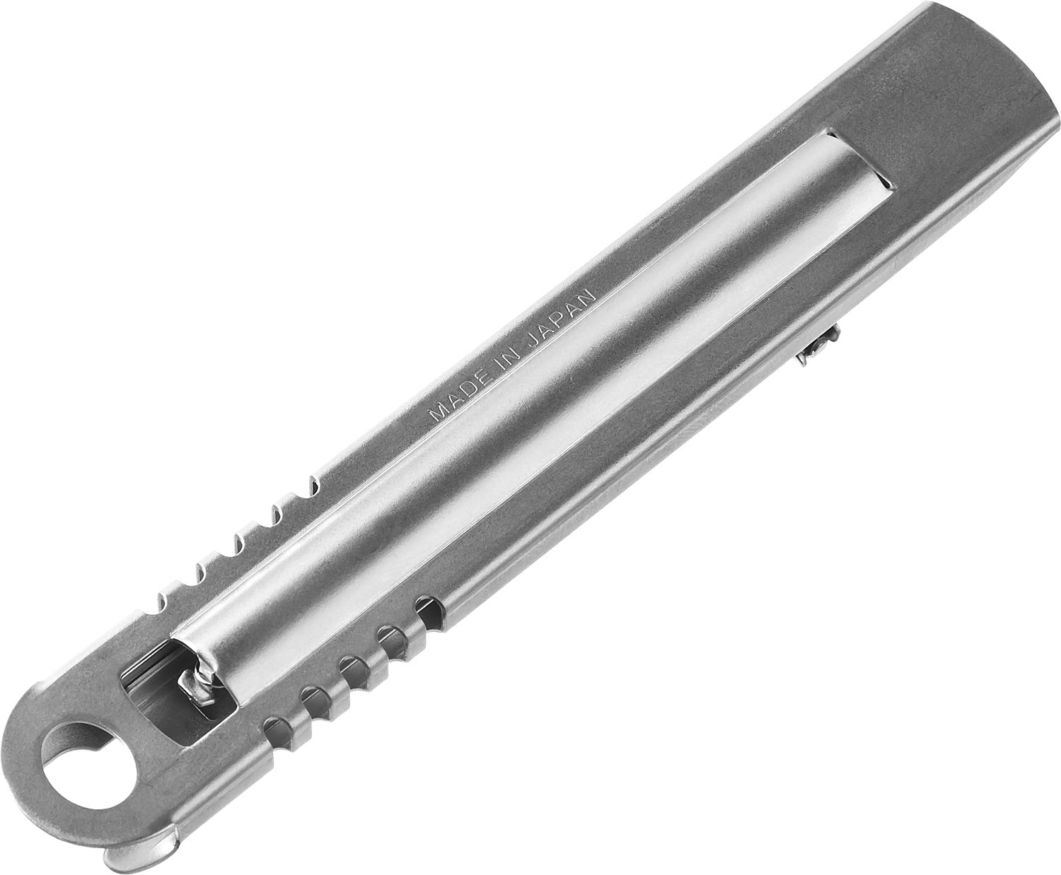 OLFA металлический корпус, безопасный нож с трапециевидным лезвием (OL-SK-12) — фото 3