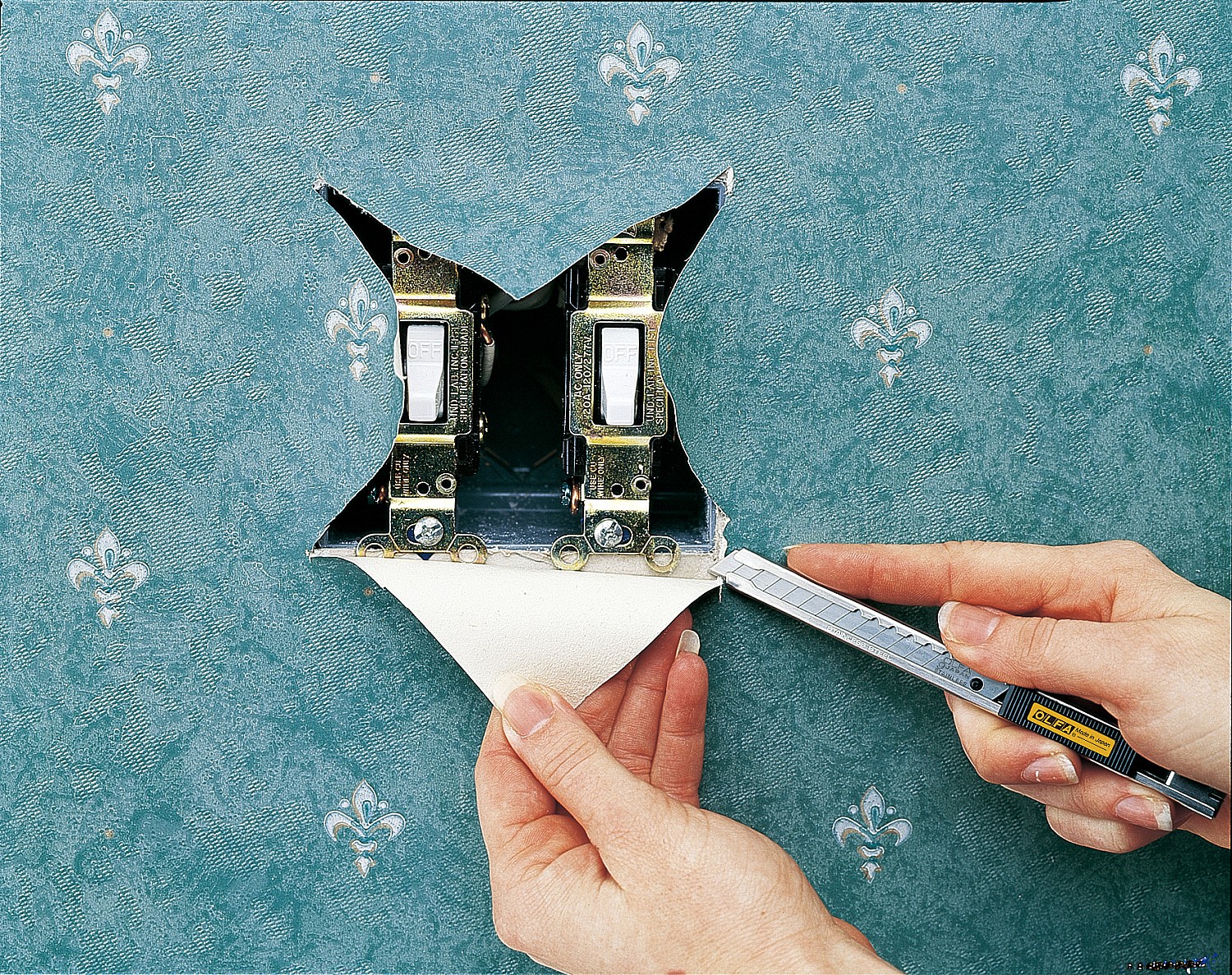 OLFA 9 мм, с выдвижным лезвием, нож (OL-SVR-2) — фото 3