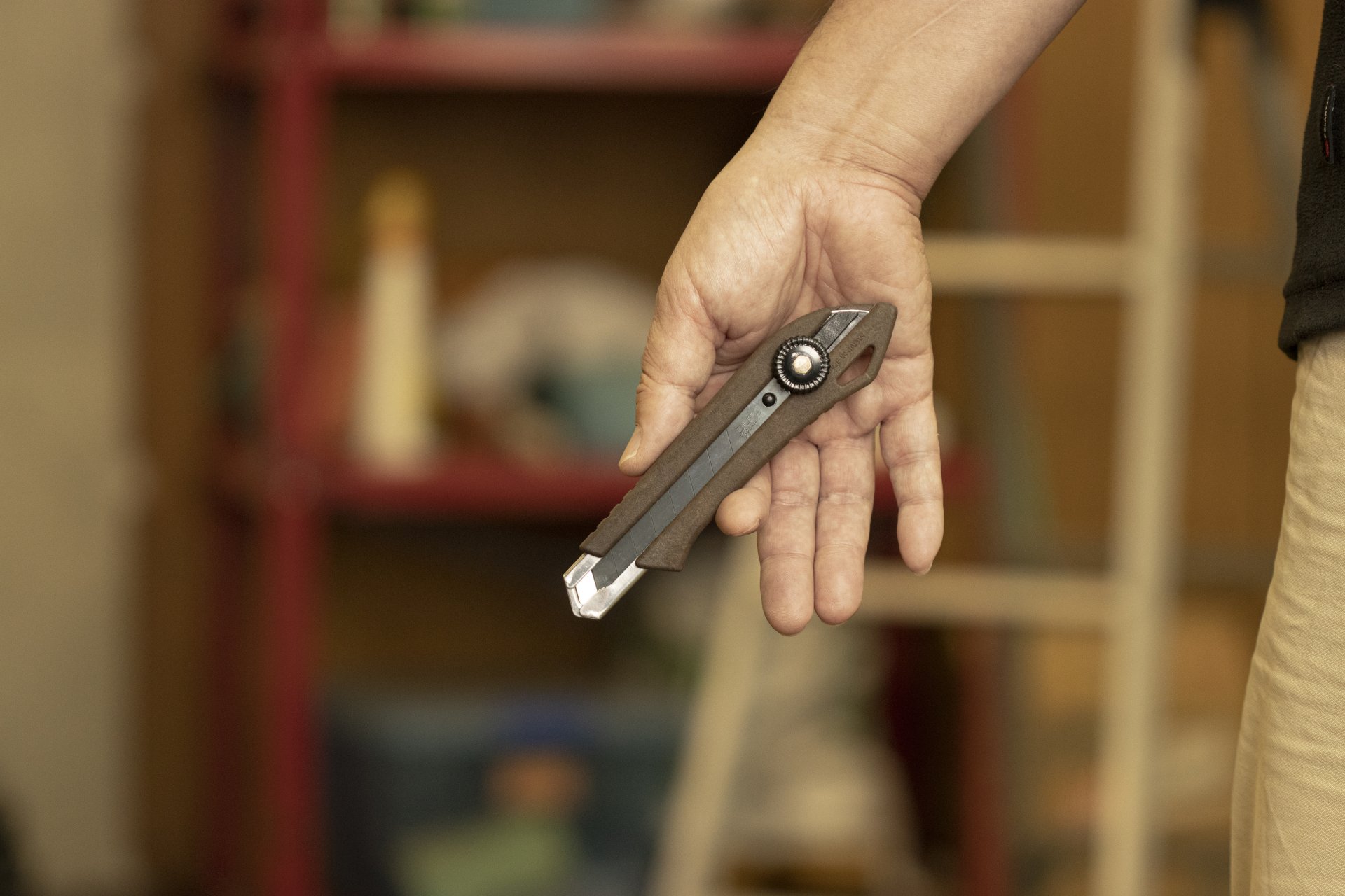 OLFA WOOD-PP Models 18 мм, с сегментированным лезвием, нож (OL-WD-L) — фото 14