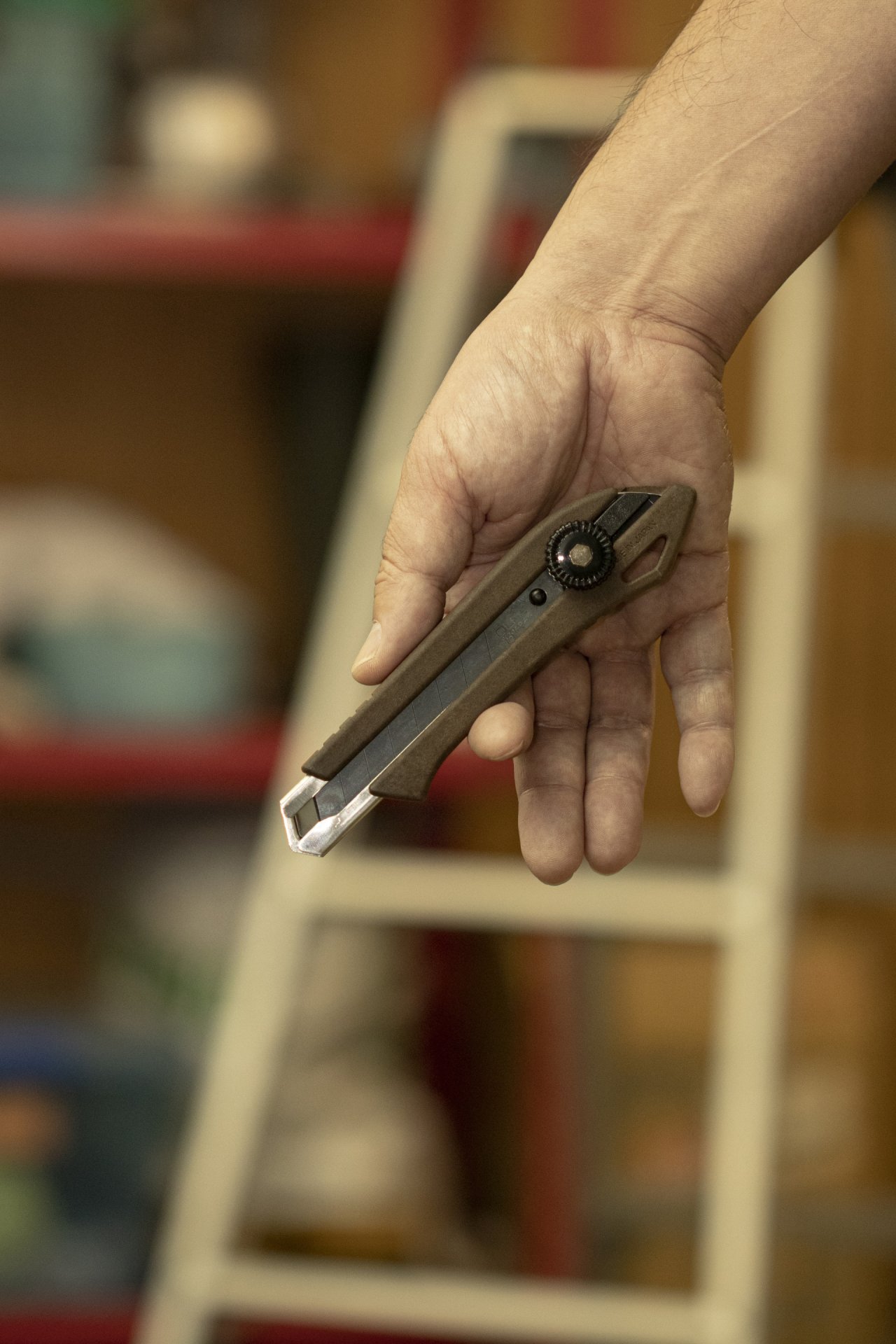 OLFA WOOD-PP Models 18 мм, с сегментированным лезвием, нож (OL-WD-L) — фото 4