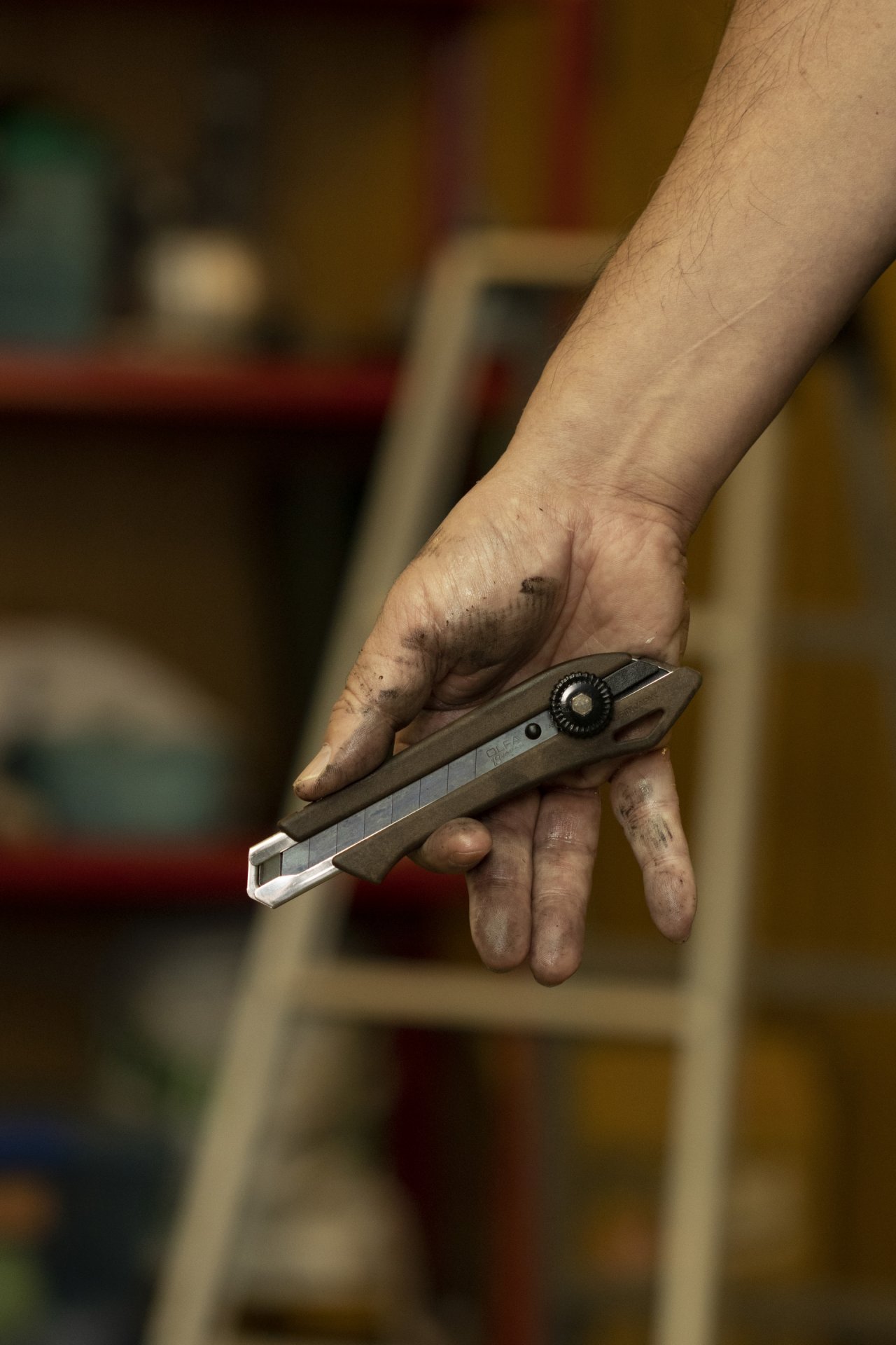 OLFA WOOD-PP Models 18 мм, с сегментированным лезвием, нож (OL-WD-L) — фото 8