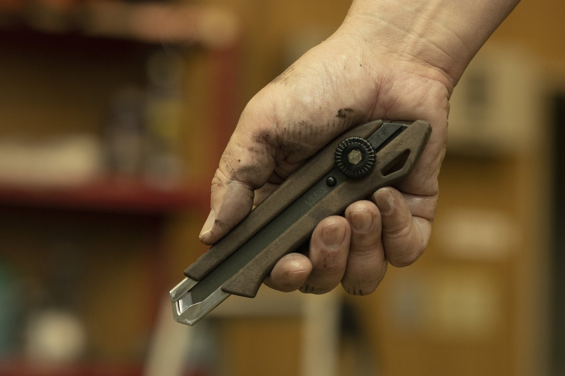 OLFA WOOD-PP Models 18 мм, с сегментированным лезвием, нож (OL-WD-L) — фото 9