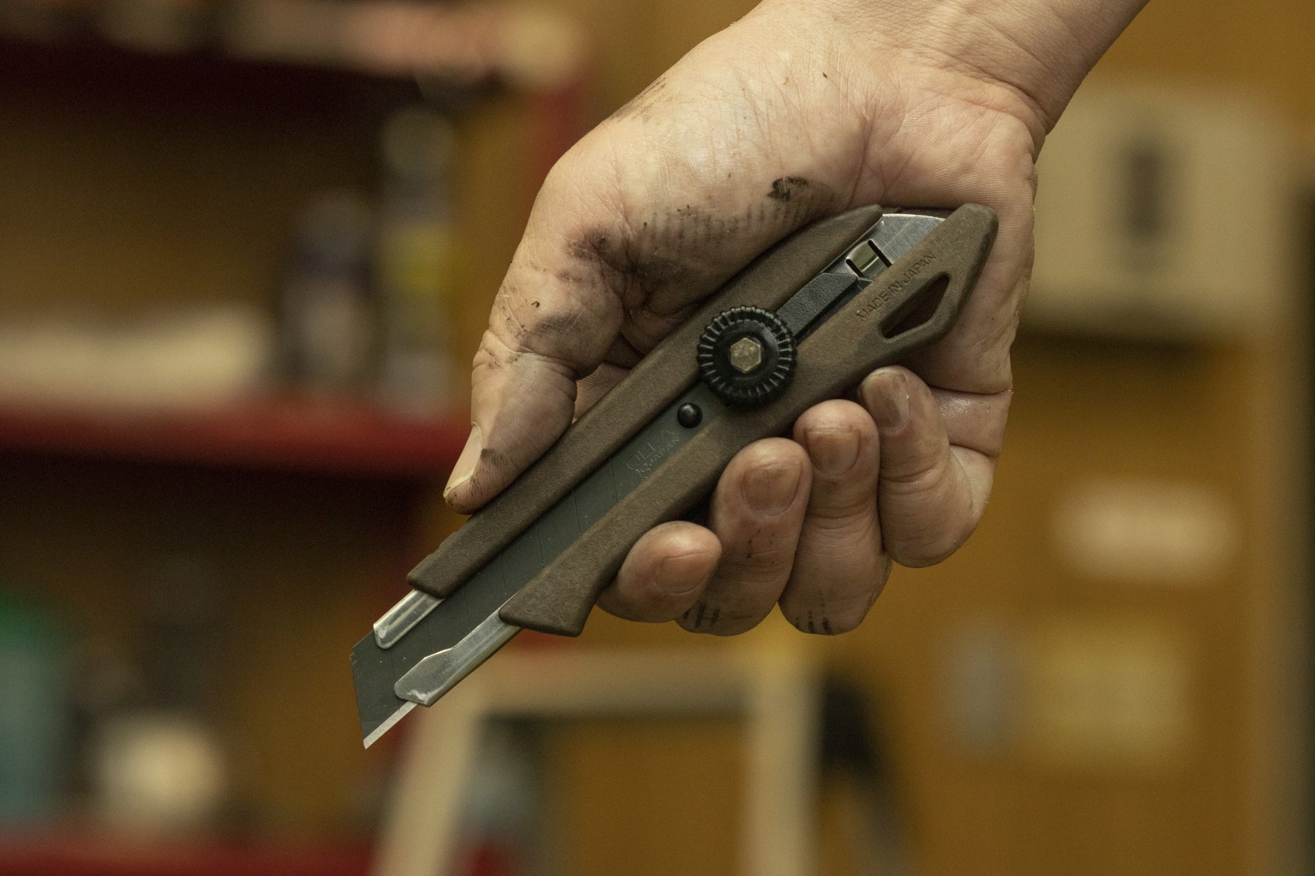 OLFA WOOD-PP Models 18 мм, с сегментированным лезвием, нож (OL-WD-L) — фото 10