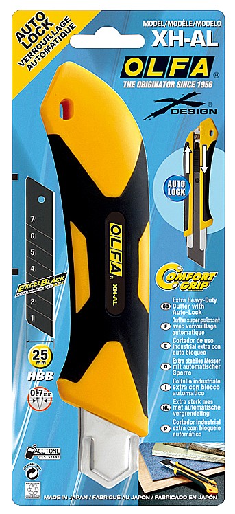OLFA 25 мм, с сегментированным лезвием, нож (OL-XH-AL) — фото 7