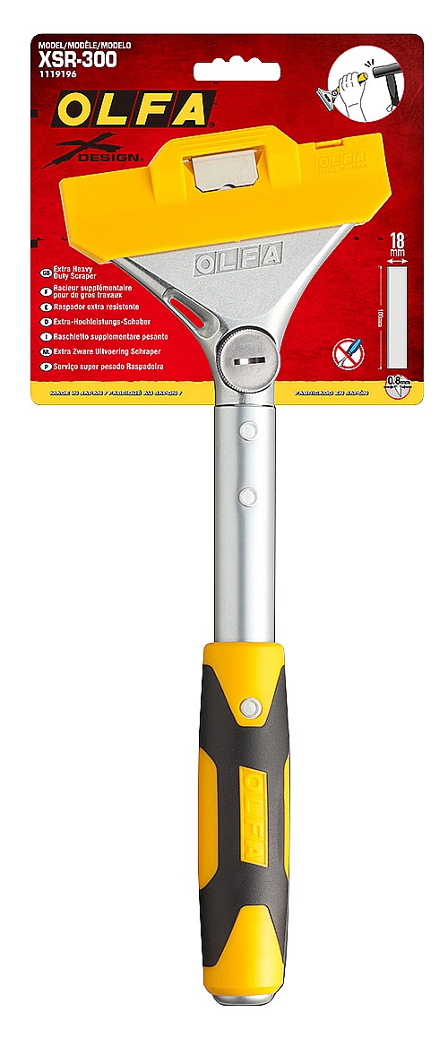 OLFA 100 мм х 300 мм, ударный, скребок (OL-XSR-300) — фото 7