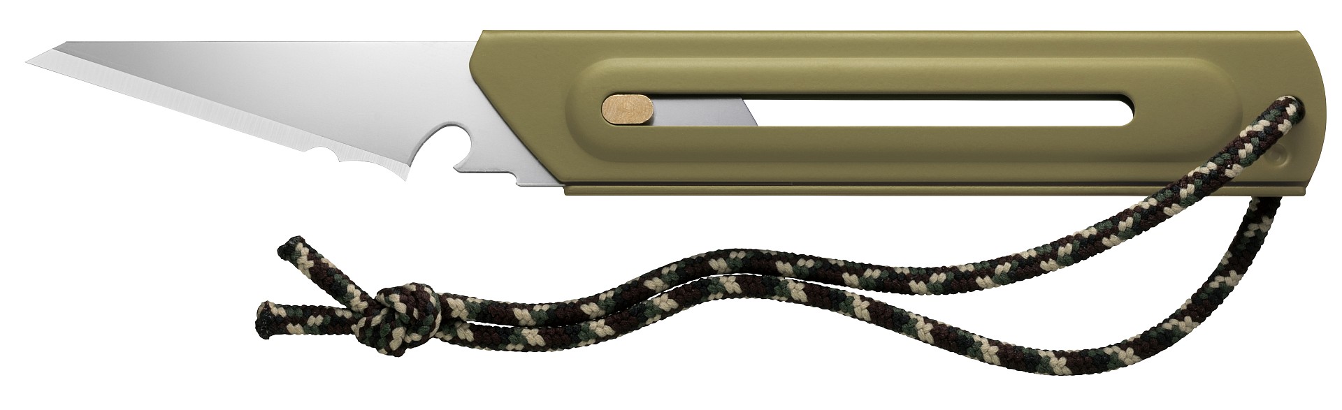 OLFA WORKS BK1 BUSHCRAFT KNIFE многоцелевой нож со сменным лезвием (OW-BK1-OD) — фото 3