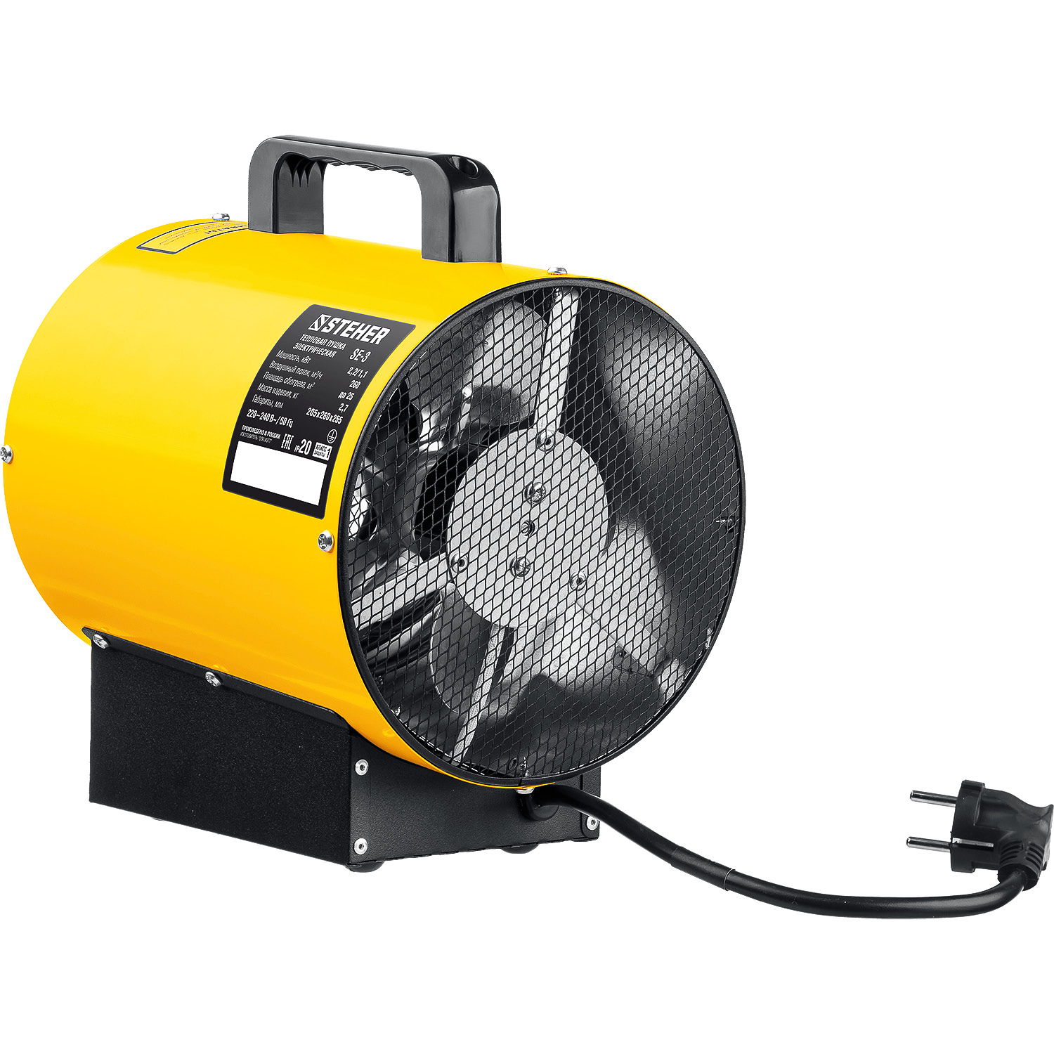 STEHER 2 кВт, электрическая тепловая пушка (SE-3) — фото 6