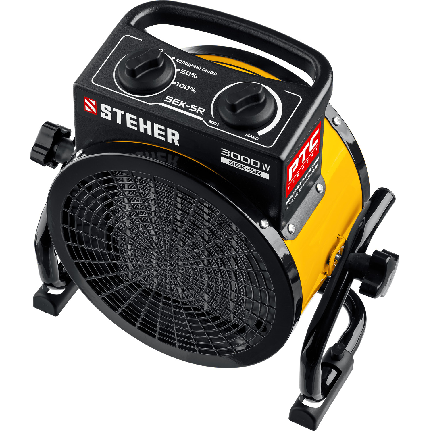 STEHER 3 кВт, электрическая тепловая пушка (SEK-5R) — фото 7